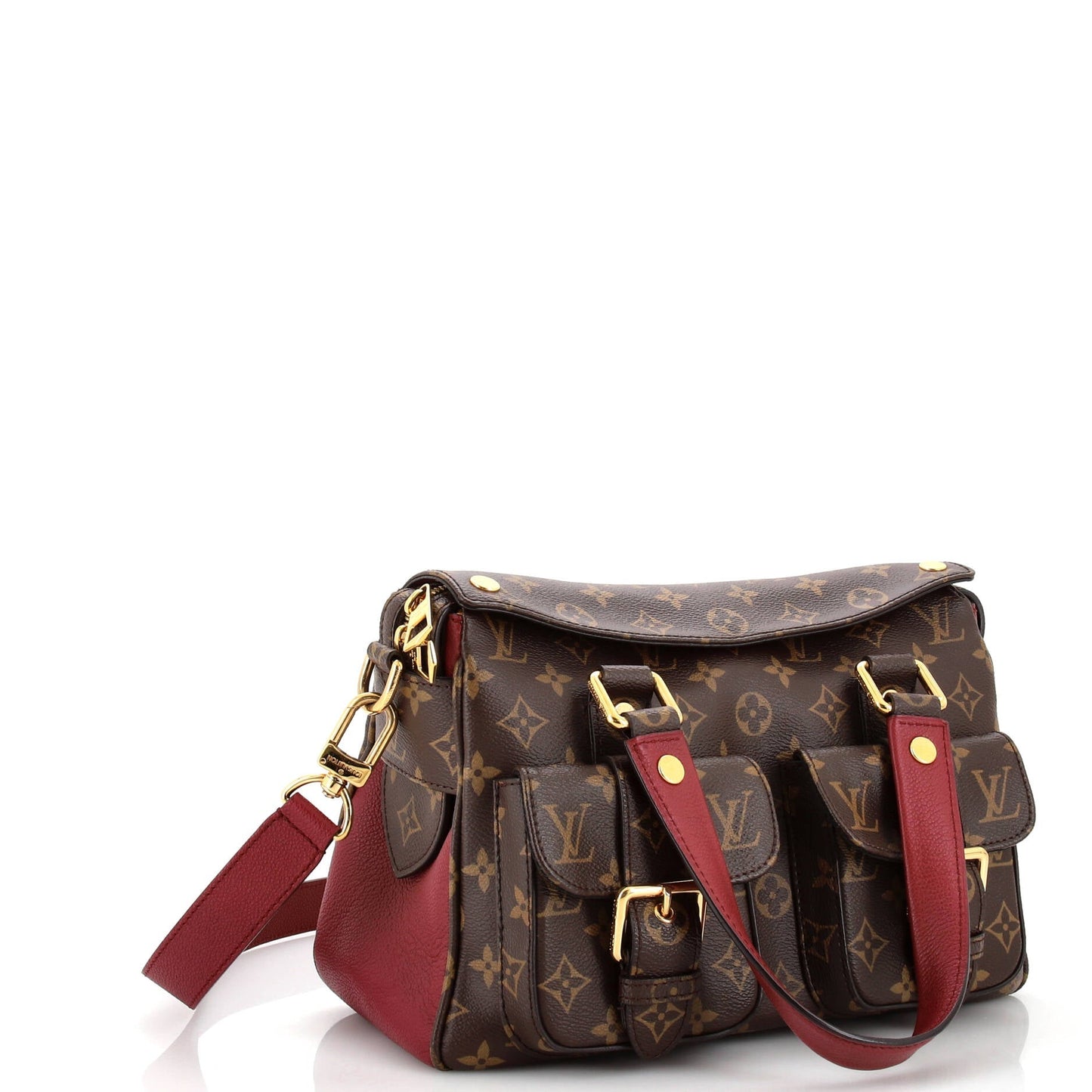 Louis Vuitton Manhattan NM Handbag Monogram Canvas with Leather