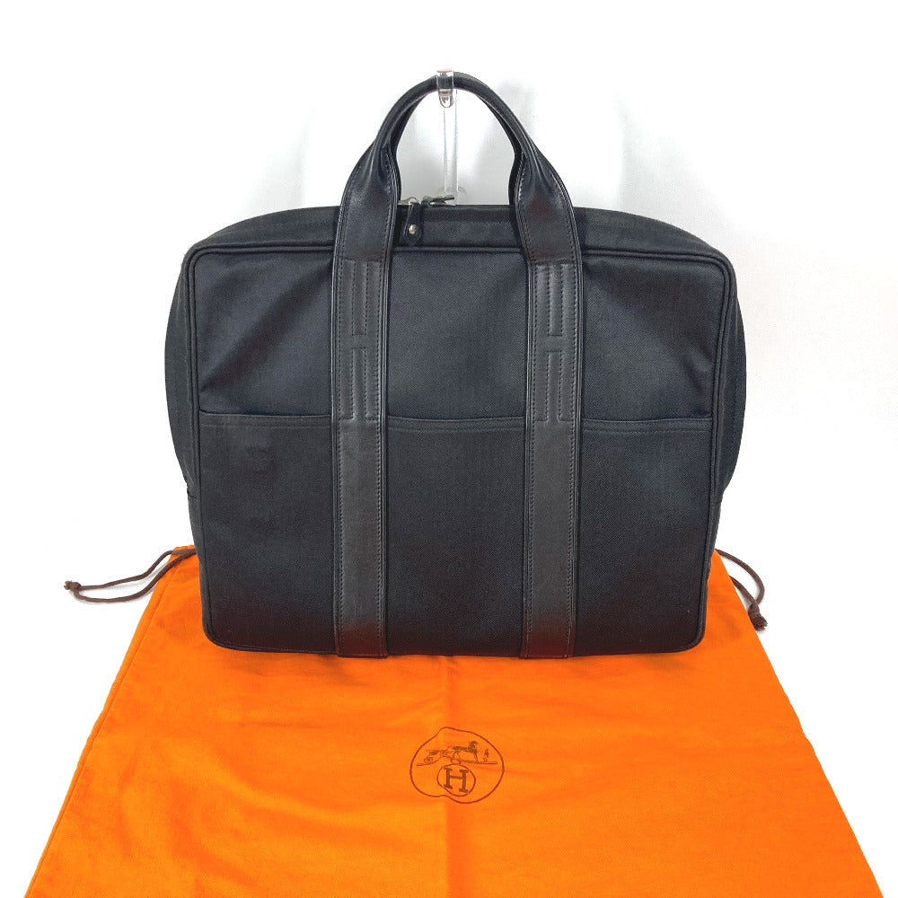 HERMES Business bag Nylon black 2WAY Acapulco Odinatur Women  d