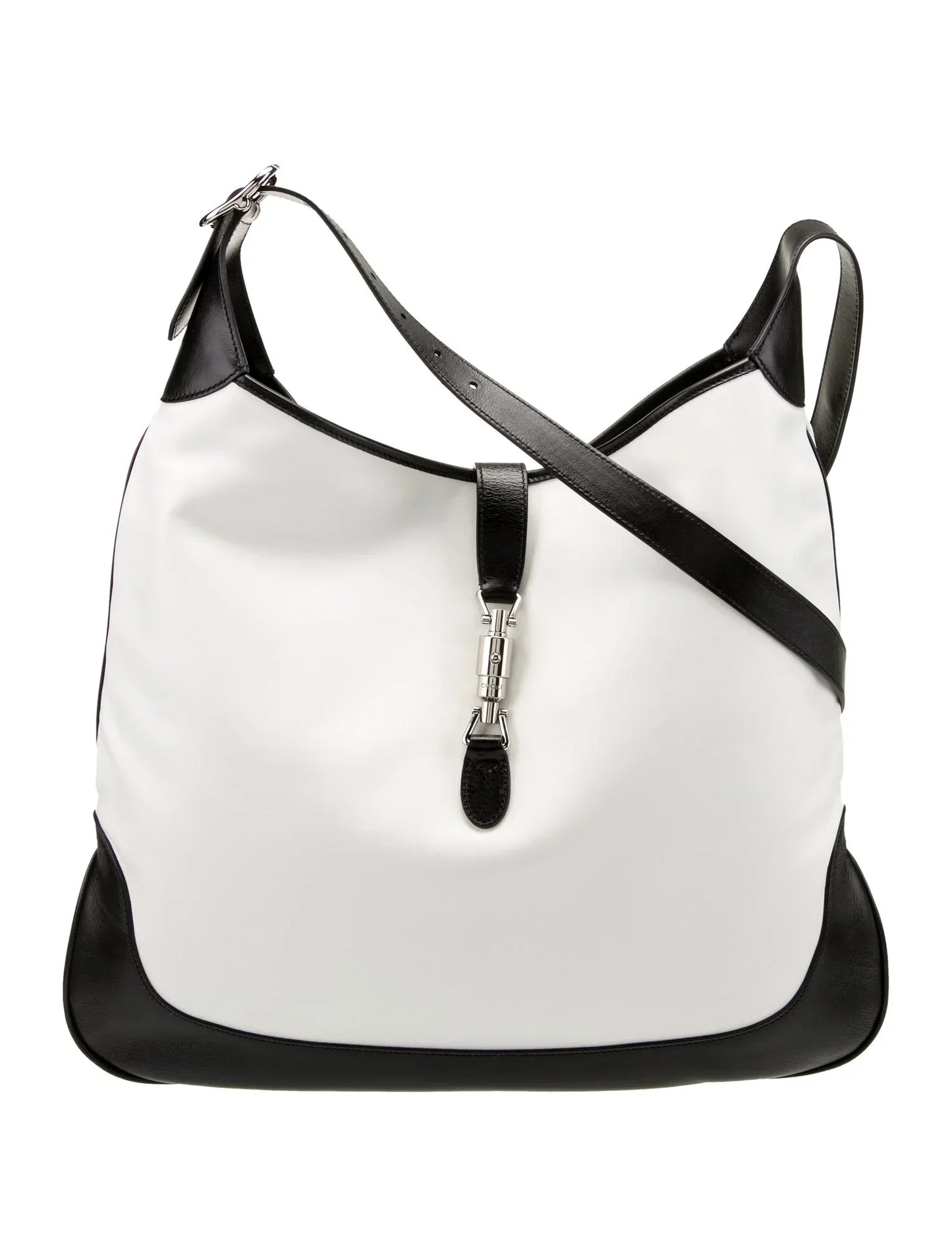 Gucci Jackie Original Shoulder Bag Leather White Leather Bag ( )