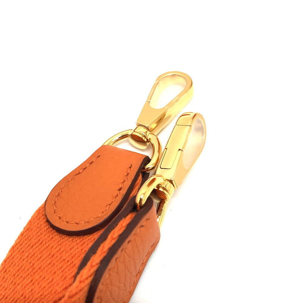 HERMES Shoulder Bag Taurillon Clemence Orange Evelyn TPM Women  d