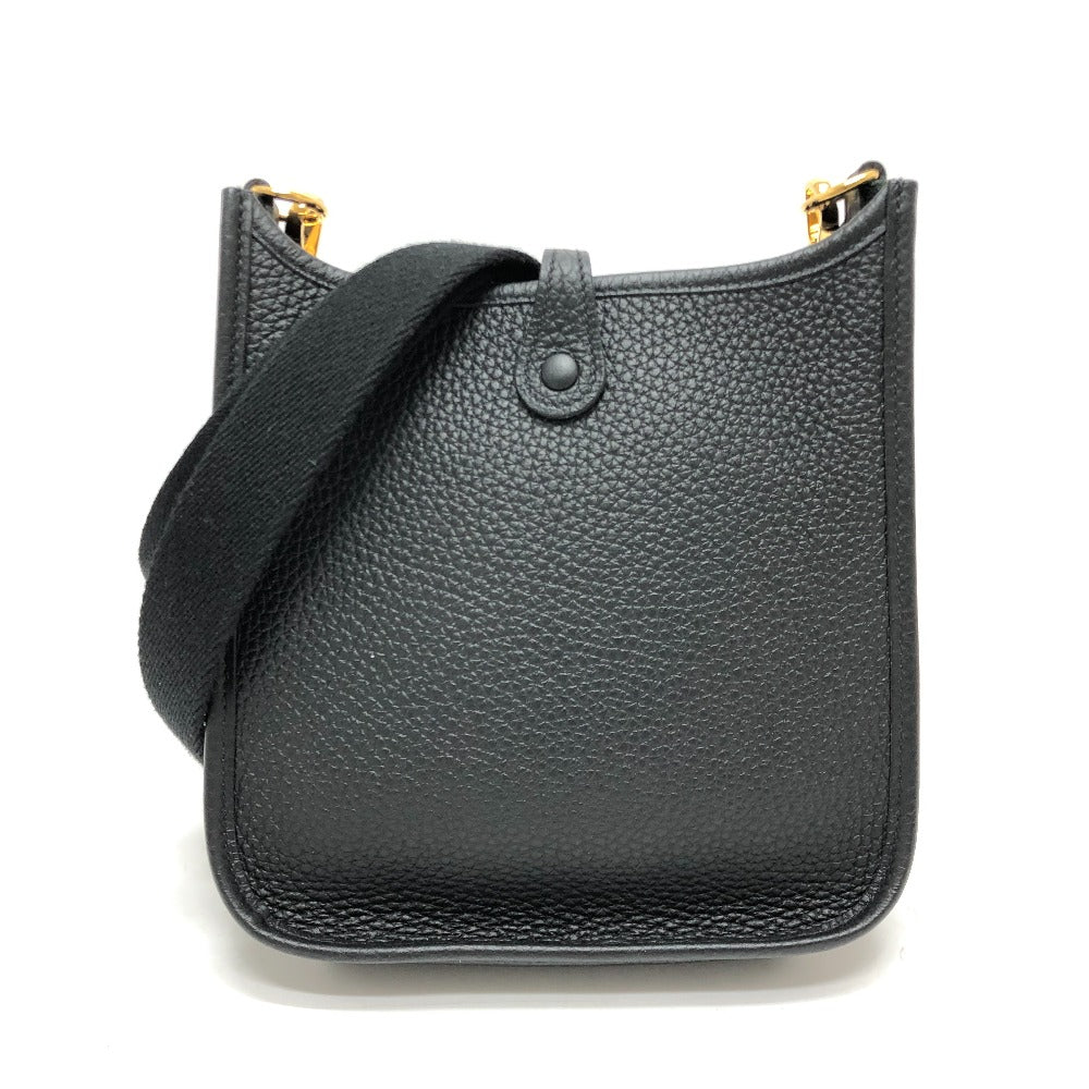 HERMES Shoulder Bag H069426CK Taurillon Clemence black Evelyn TPM Amazone Women  d