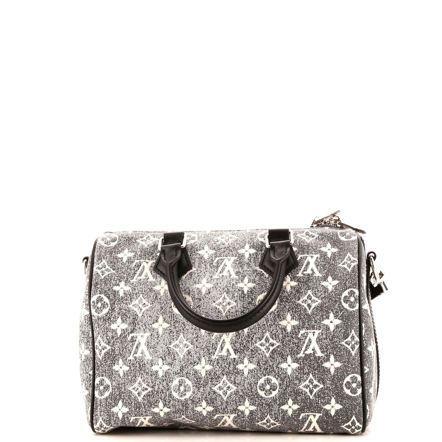 Louis Vuitton Speedy Bandouliere Bag Monogram Jacquard Denim 25
