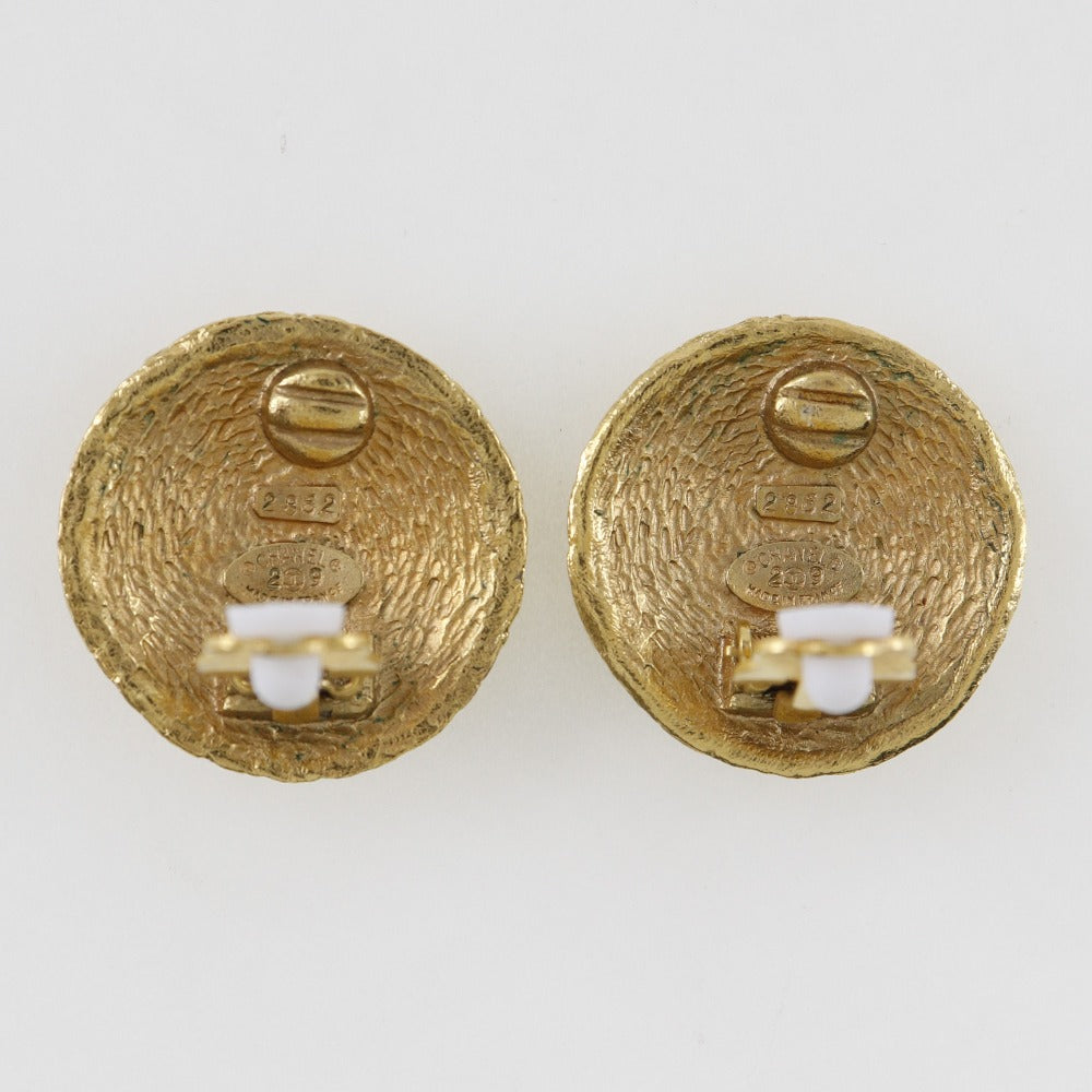 CHANEL EARLING GOLD MECKING FRANCE made 29  23.2g LADY CLEAN EARLING EARLING