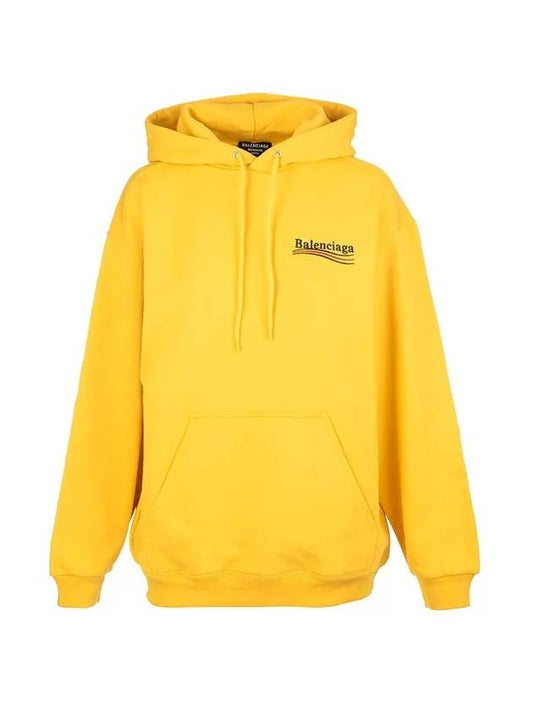 Luxury Balenciaga Trending 2025 Political Campaign Medium Fit Hoodie Yellow