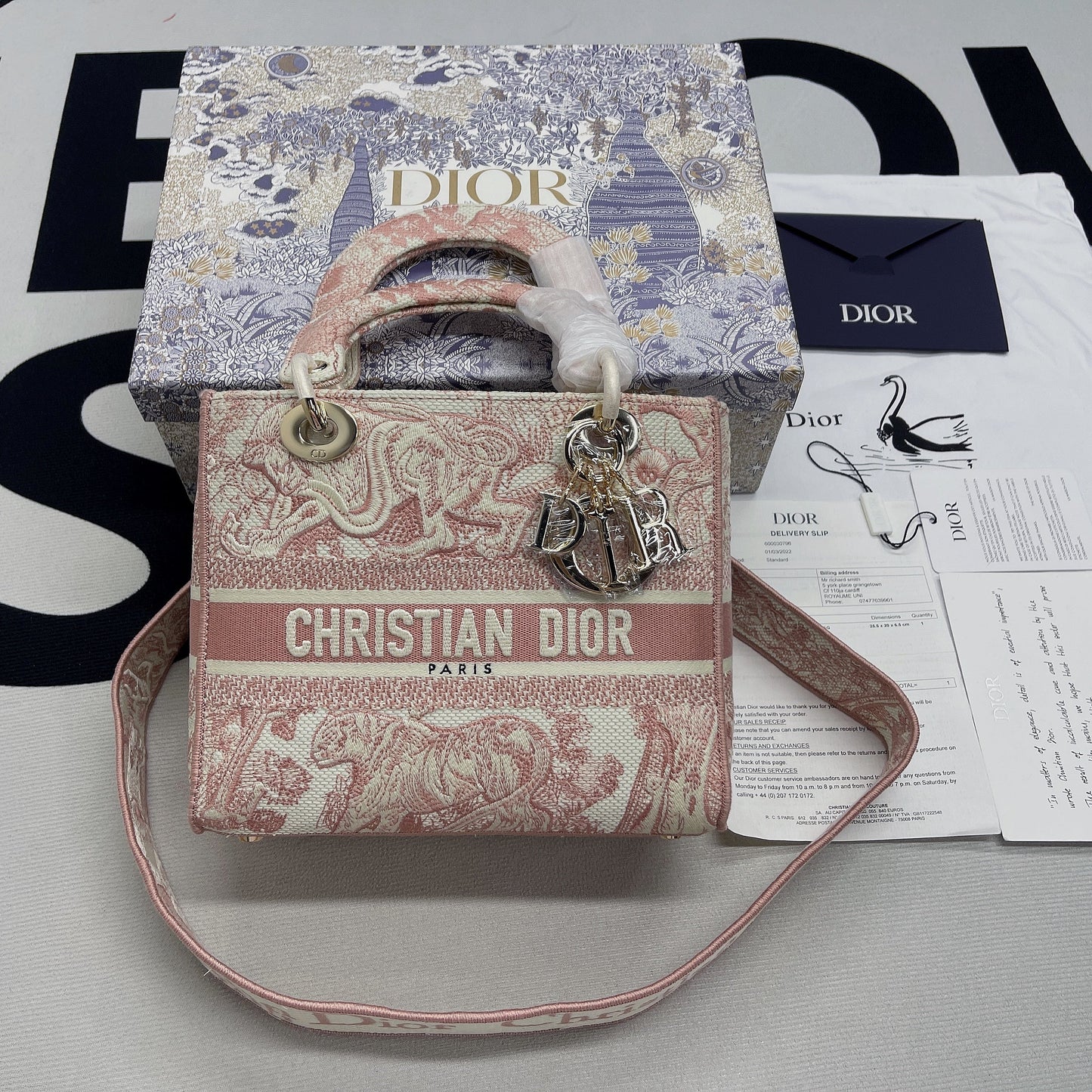 Top Quality MeTop Qualityum Lady D-Lite Bag Pink, For Women, Womens Handbags 24cm/9.5in CD M0565OTDT_M912