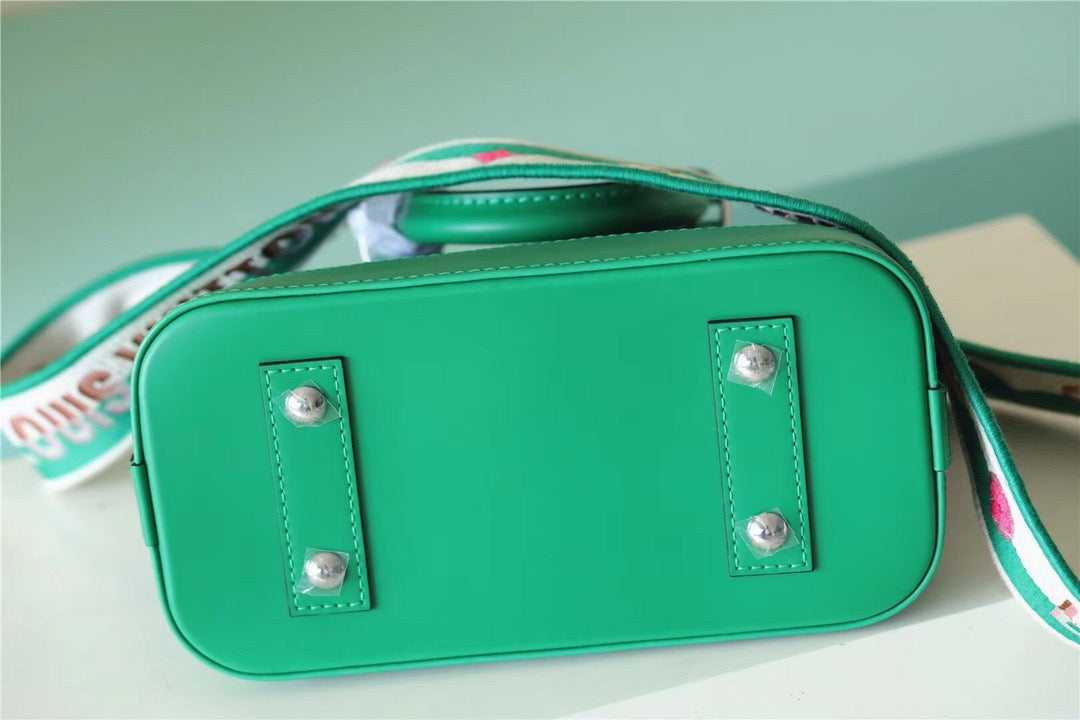 Top Quality Alma BB Epi Green For Women,  Shoulder And Crossbody Bags 23.5cm/9.3in Top Quality