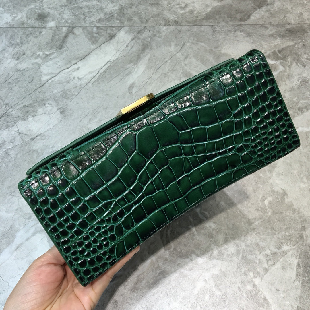 Top Quality Hourglass Small Handbag In Dark Green, For Women,  Bags 9in/23cm 5935461LRGM3011