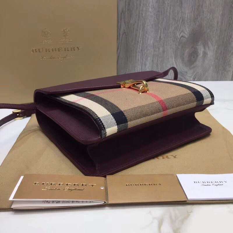 Top Quality Small  Check And Crossbody Bag Purple For Women, Bags 9in/24cm
