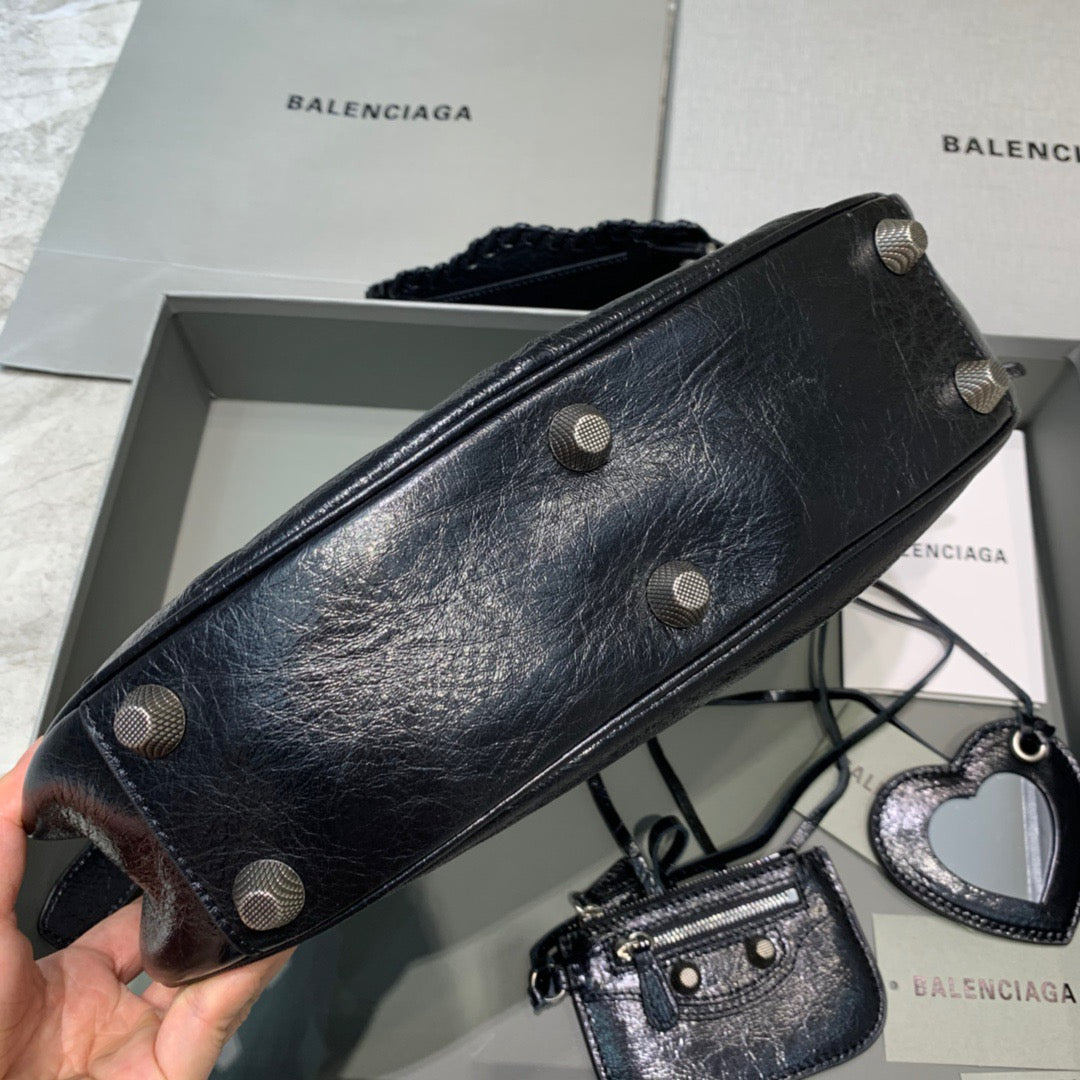 Top Quality Le Cagole XS Shoulder Bag In Black, For Women,  Bags 13in/33cm
