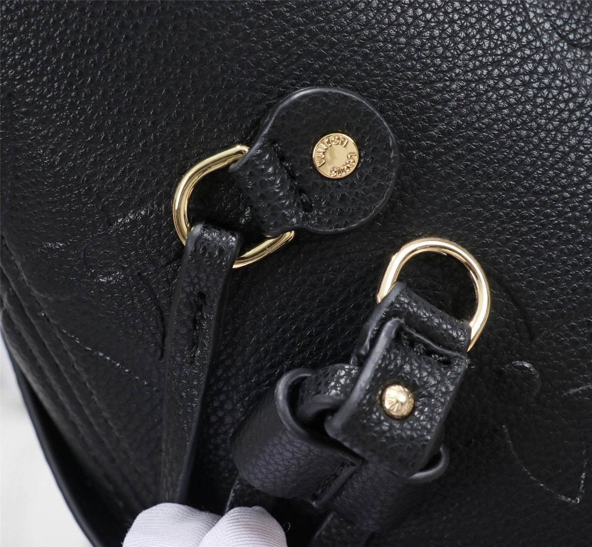 Louis Vuitton Neverfull MM Tote Bag Monogram Empreinte Black For Women, Handbags, Shoulder Bags 12.2in/31cm Top Quality M45685