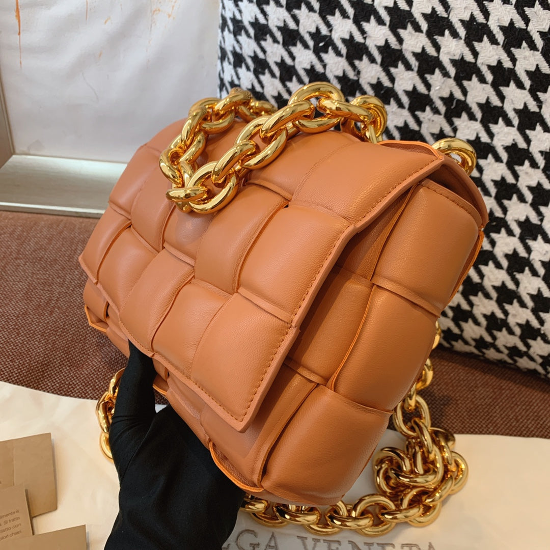 Top Quality Chain Cassette Brown, For Women, Women’s Bags 10.2in/26cm