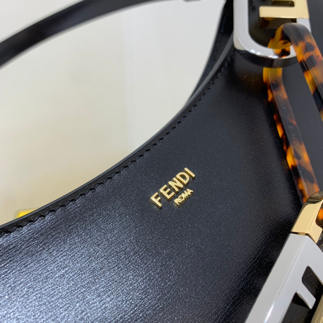 FI OLock Swing Black Bag For Woman 32cm/12in 8BS068ATop Quality0F19KX