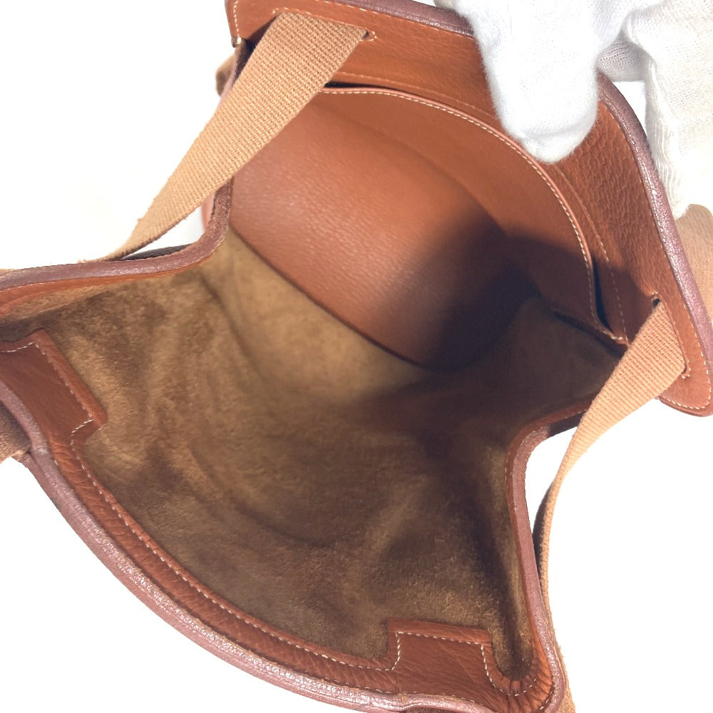 HERMES Backpack leather Brown Sherpa PM Women  d