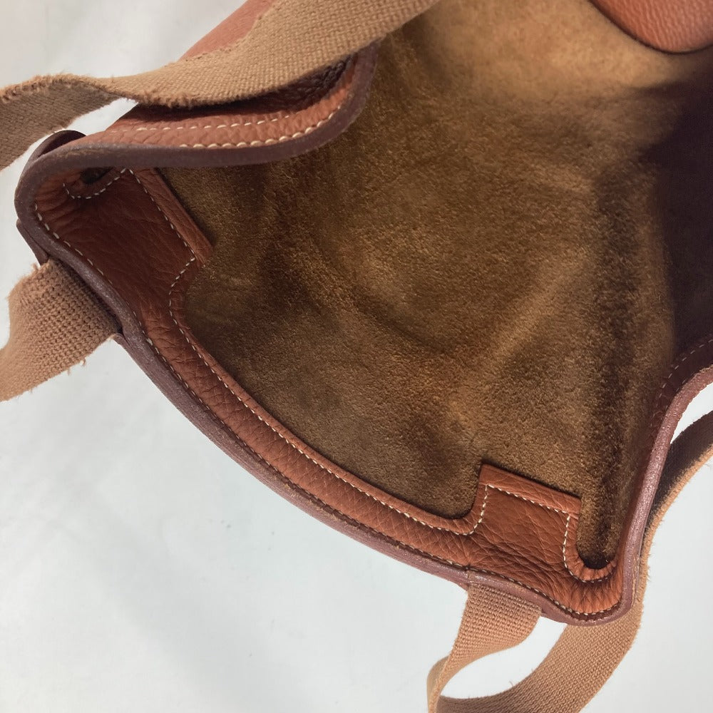 HERMES Backpack leather Brown Sherpa PM Women  d