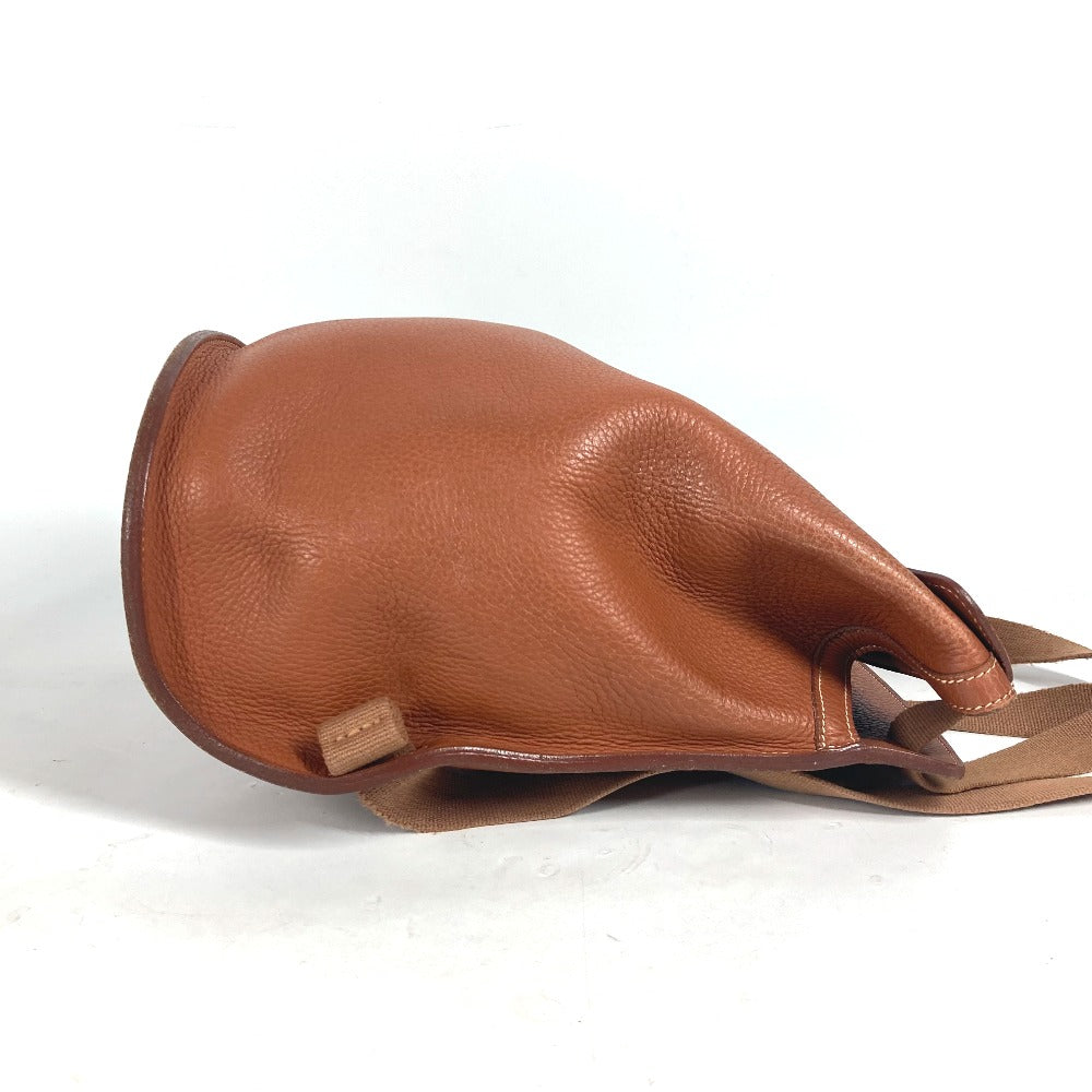 HERMES Backpack leather Brown Sherpa PM Women  d