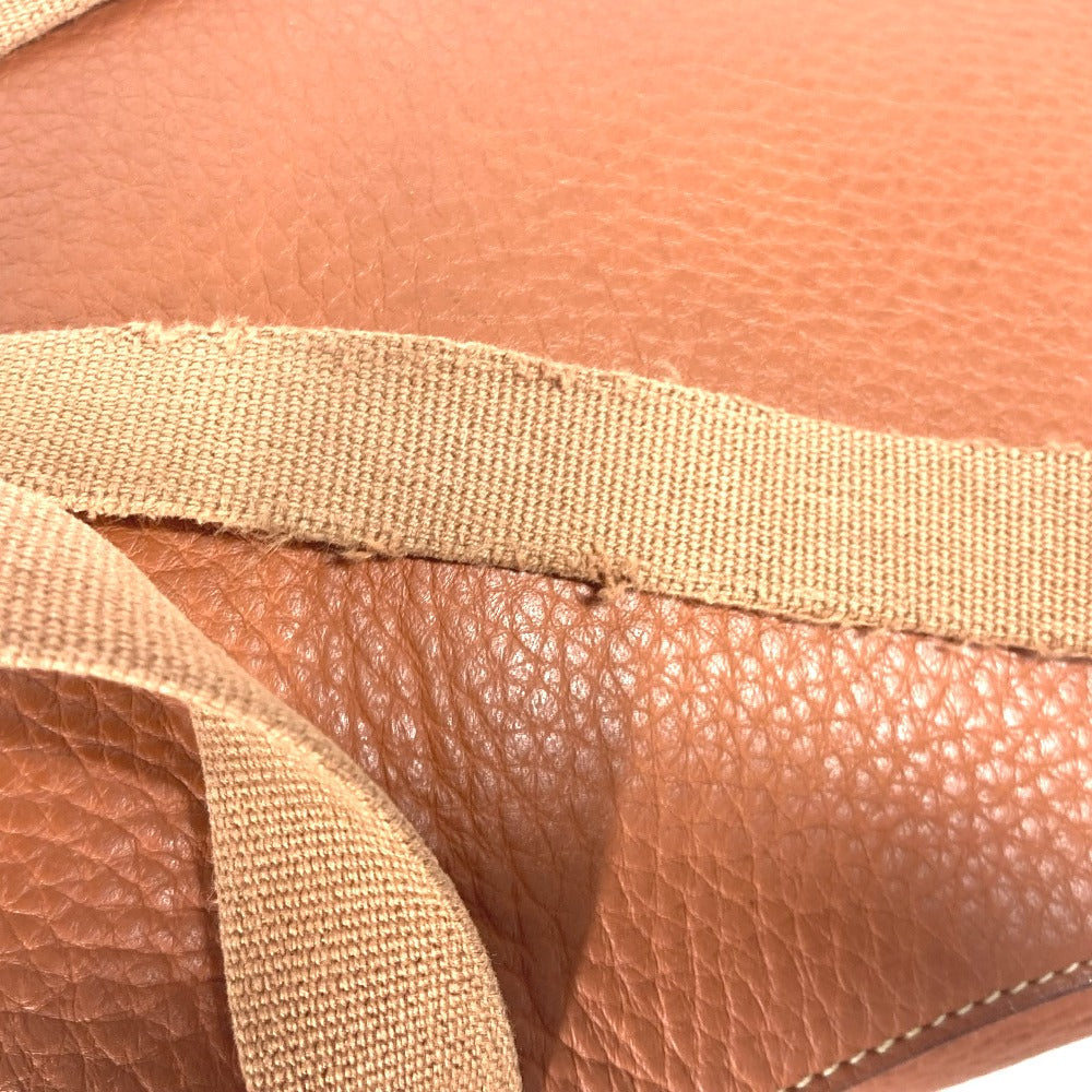 HERMES Backpack leather Brown Sherpa PM Women  d