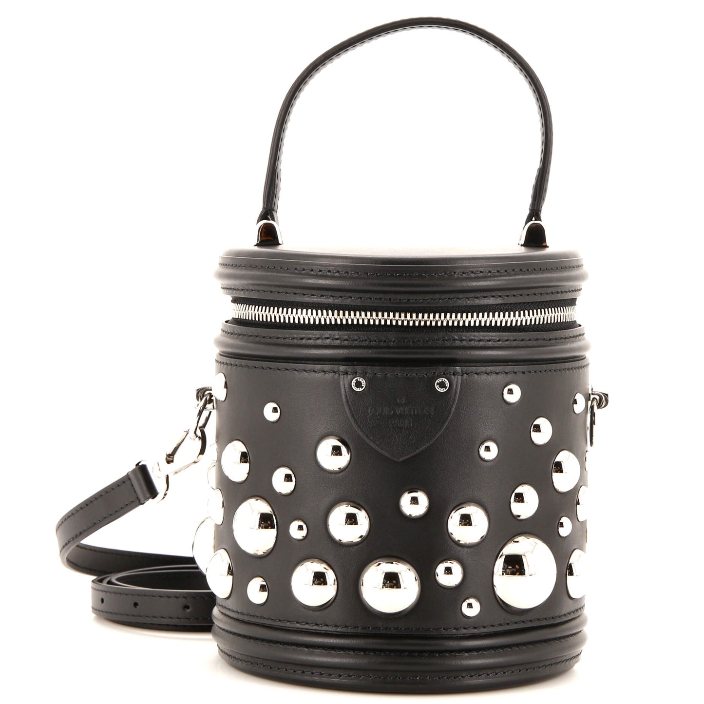 Louis Vuitton Cannes Handbag Yayoi Kusama Embellished Leather