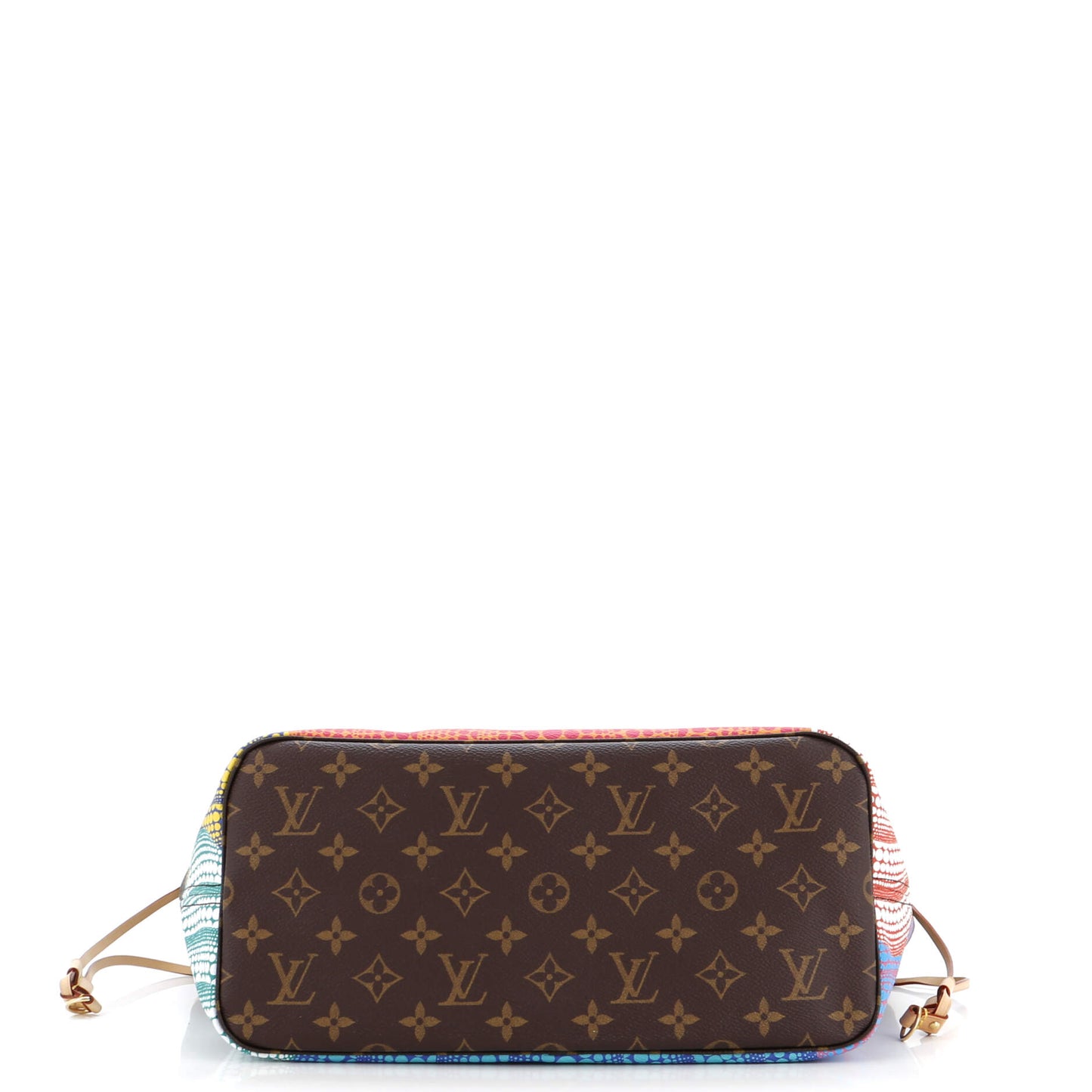 Louis Vuitton Neverfull NM Tote Yayoi Kusama Pumpkins Monogram Canvas MM