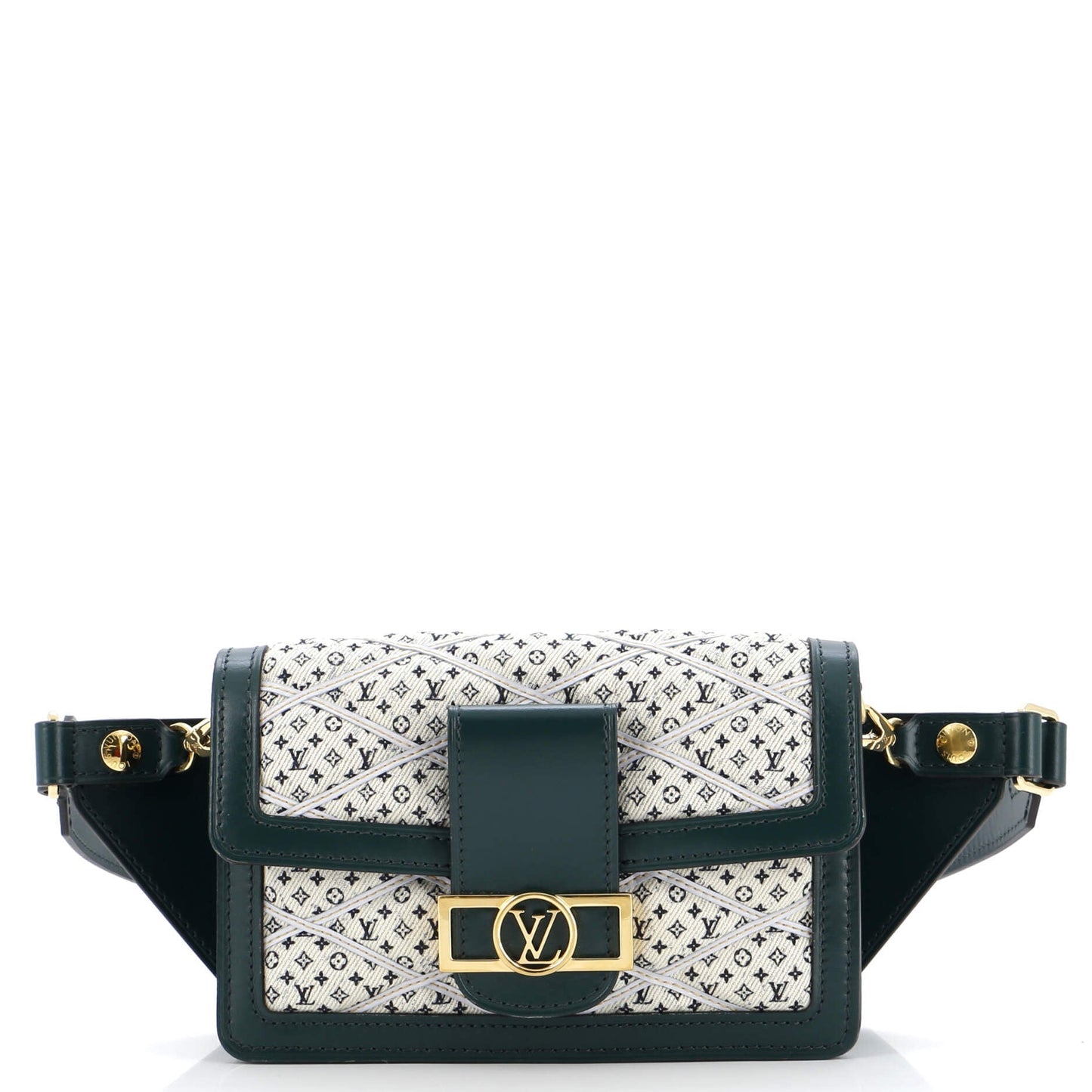 Louis Vuitton Dauphine Bumbag Malletage Monogram Denim