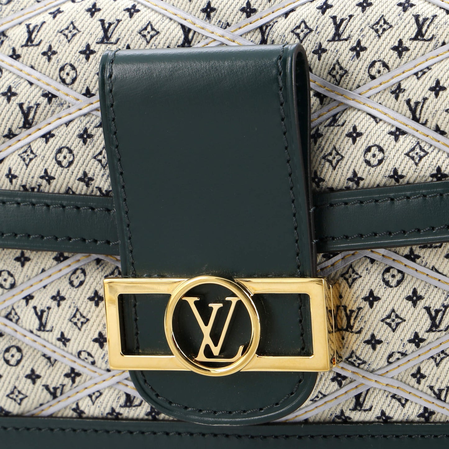 Louis Vuitton Dauphine Bumbag Malletage Monogram Denim