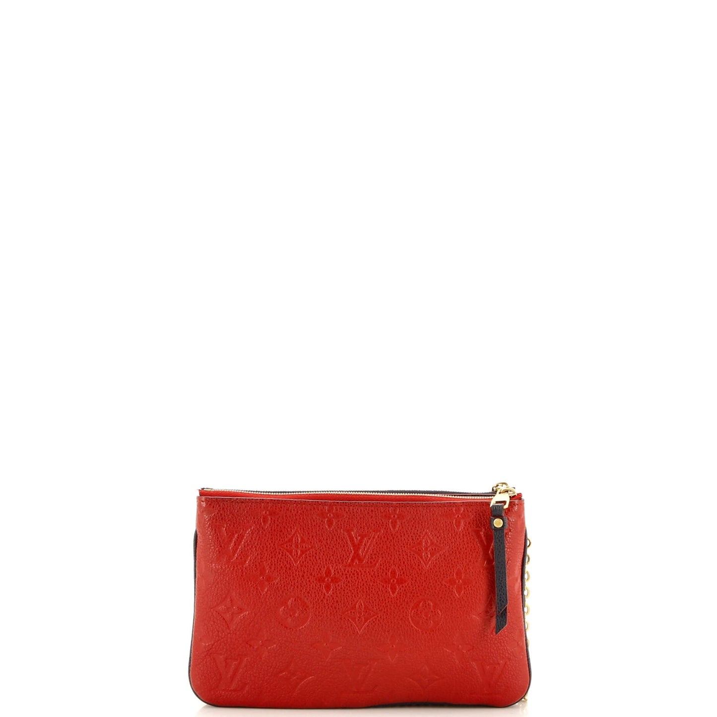 Louis Vuitton Double Zip Pochette Monogram Empreinte Leather