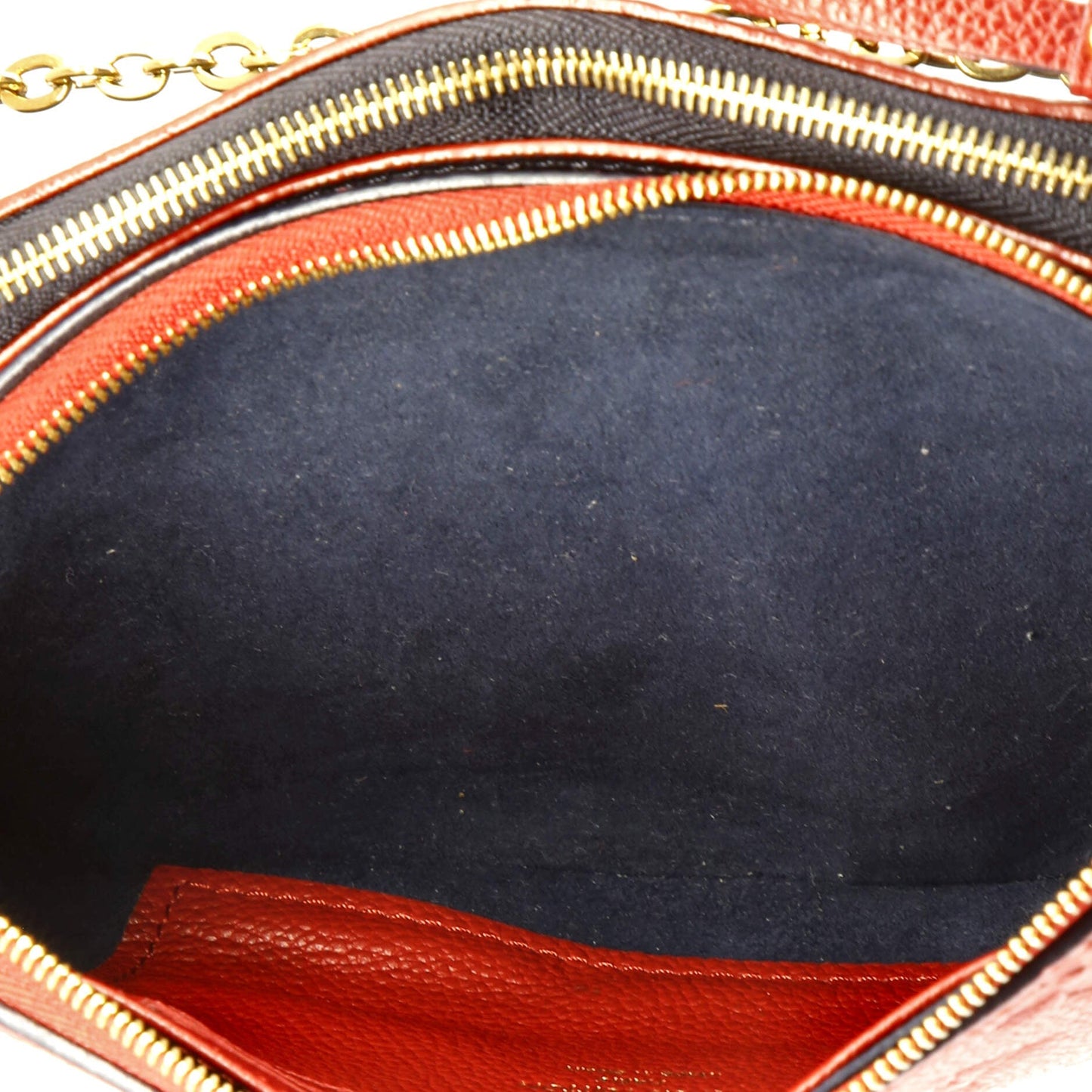 Louis Vuitton Double Zip Pochette Monogram Empreinte Leather
