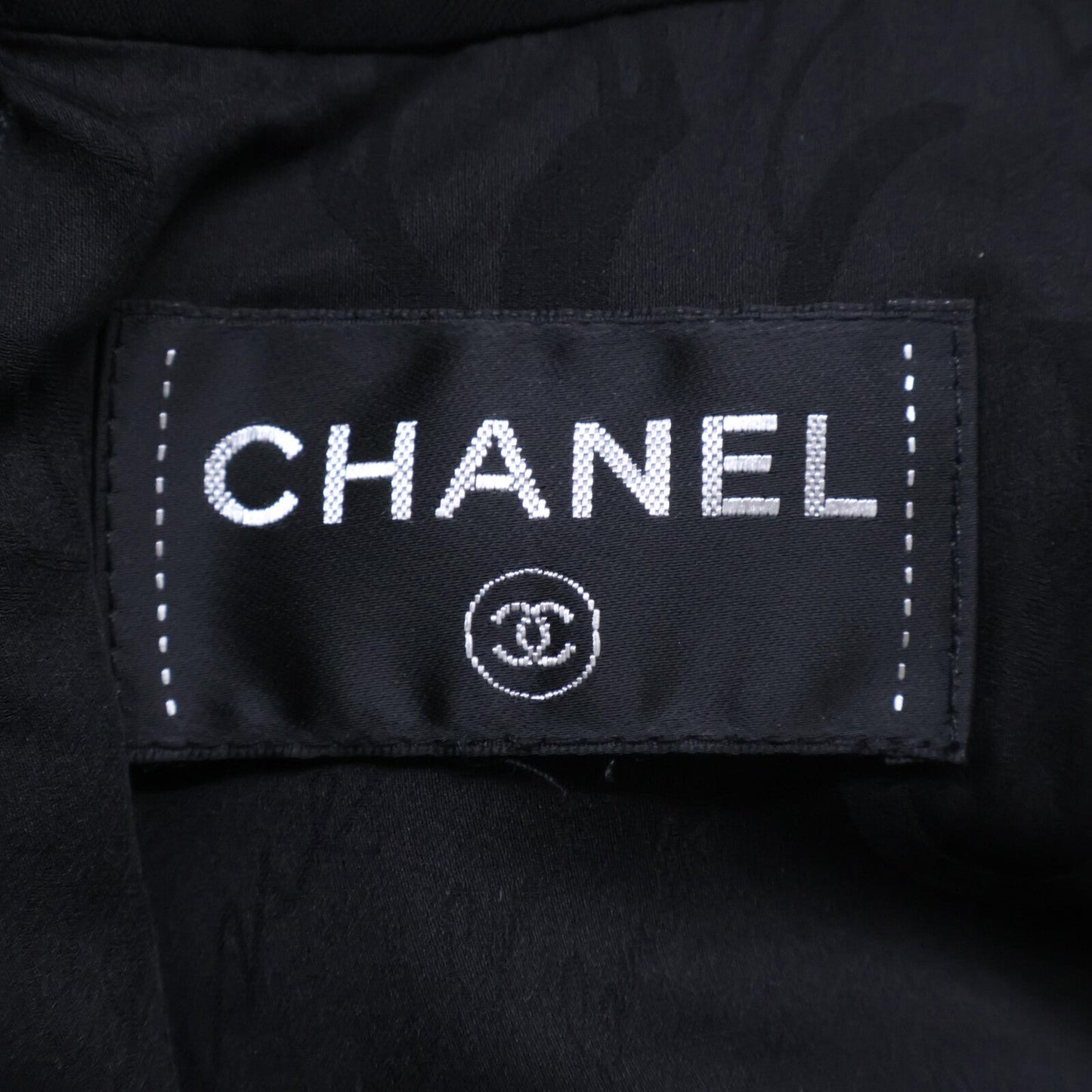 Chanel Coco Mark Plate Wool Dress