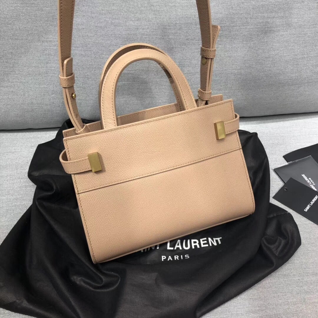 YSSL Manhattan Nano Shopping Bag In Box Beige For Women 8in/21cm YSL