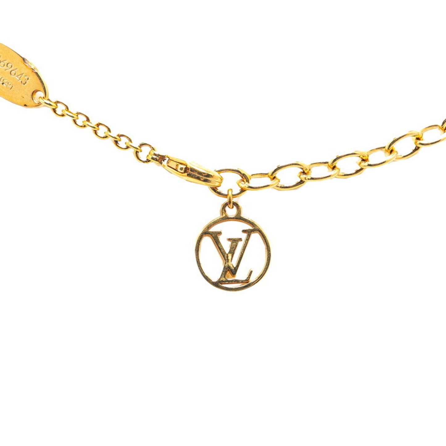 Louis Vuitton Monogram  Plating Metal Necklace