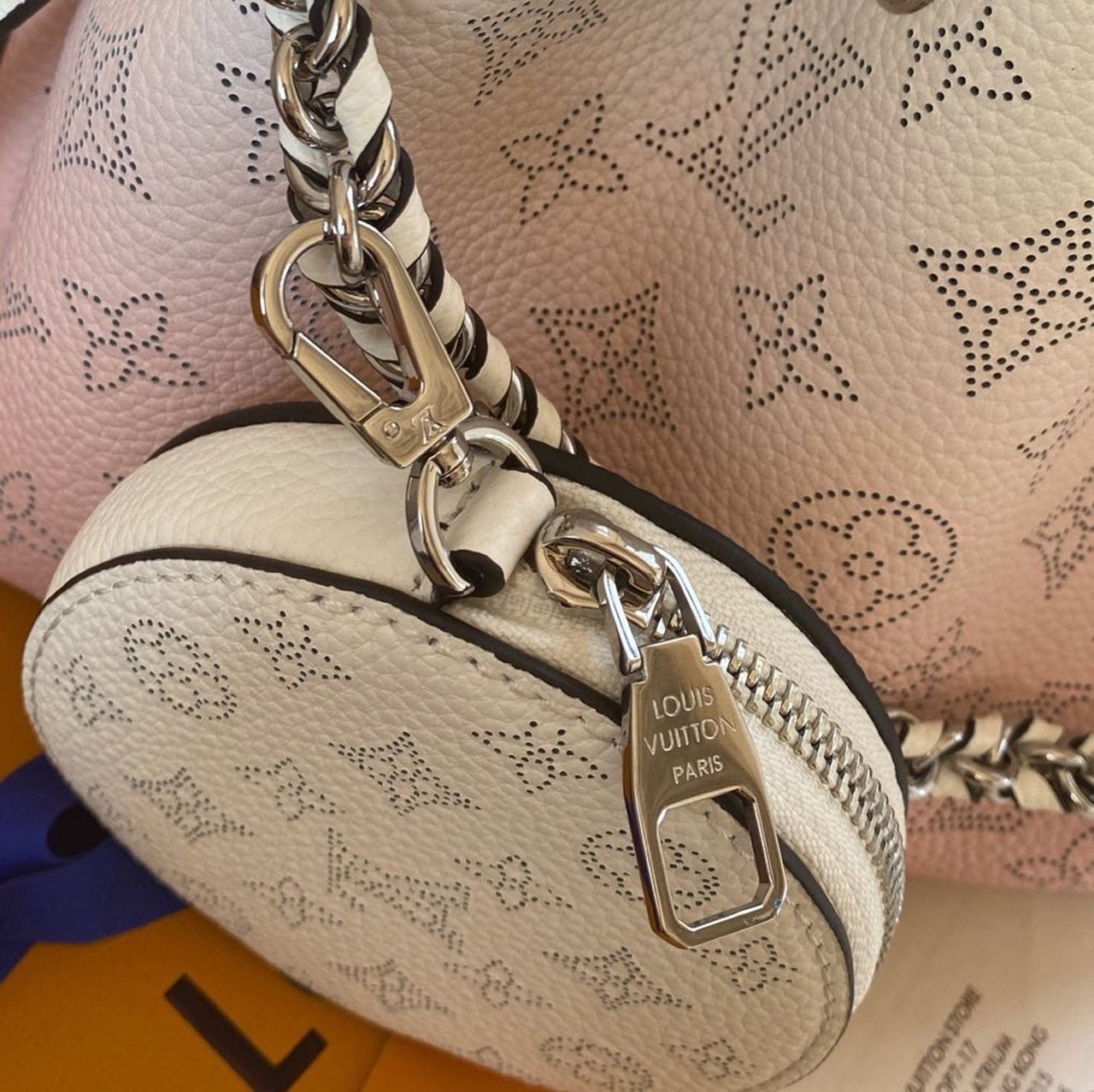 Top Quality Bella Bucket Bag Pink For Women,  Shoulder And Crossbody Bags 7.5in/19cm Top Quality M57855
