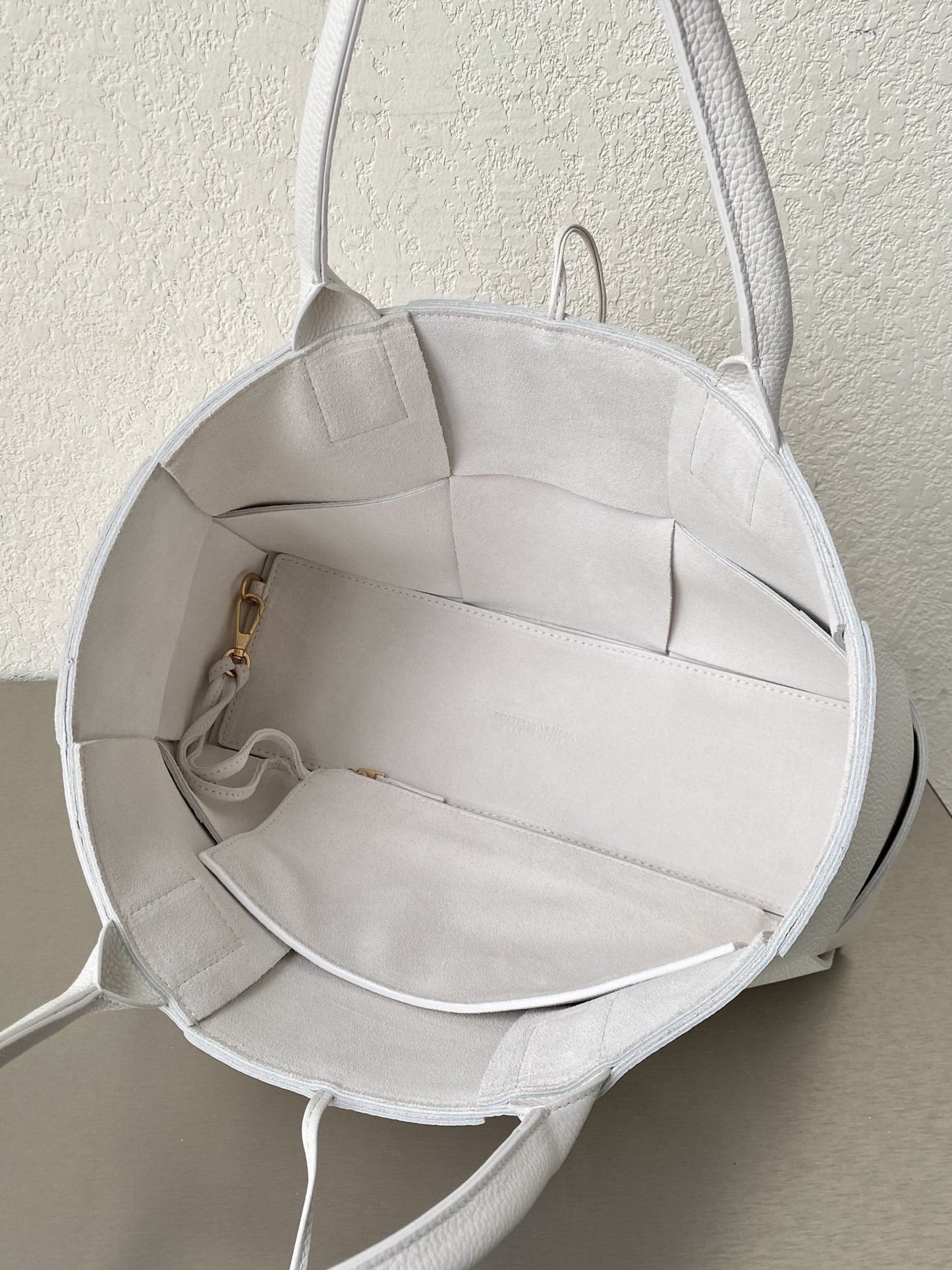 Top Quality Arco Tote Bag For Women 11.8in/30cm In Chalk 652867VCP119009