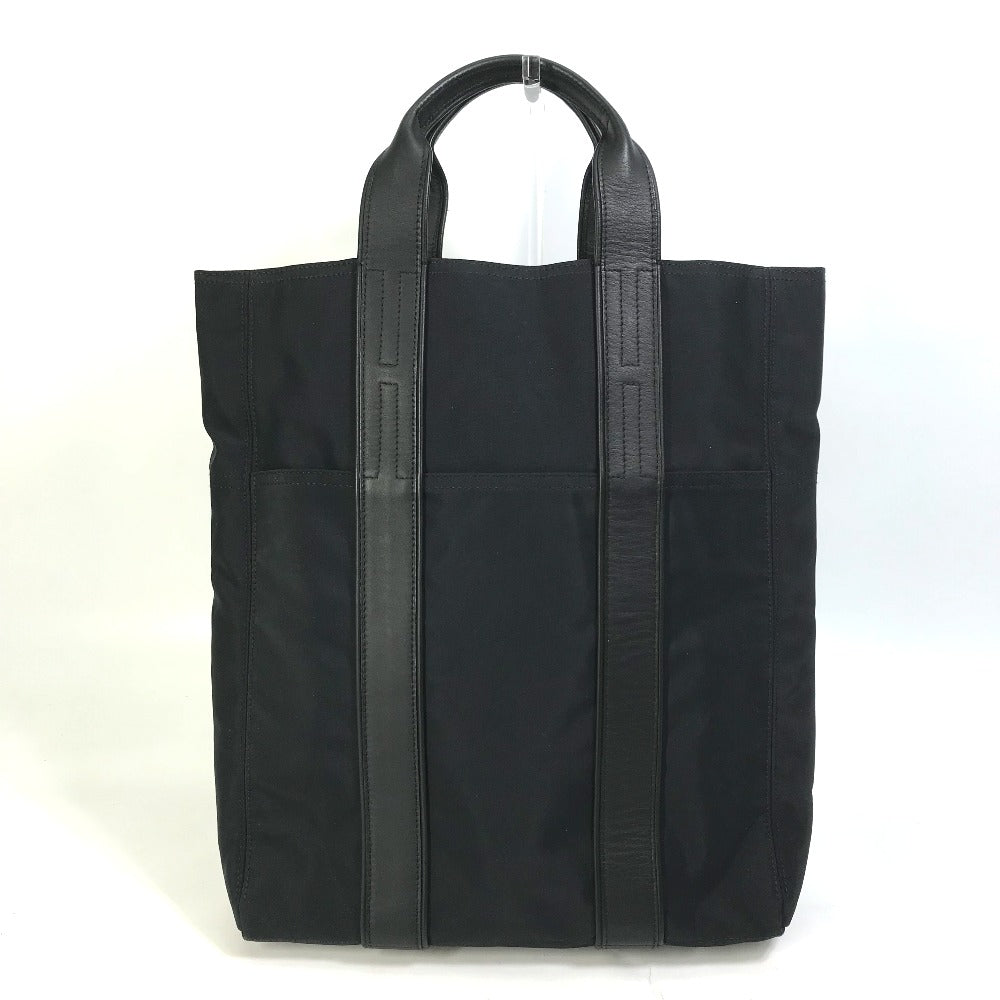 HERMES Tote Bag Nylon black Acapulco Cabas MM Women  d