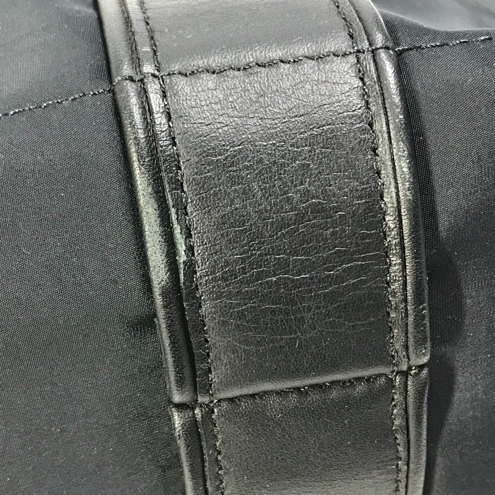 HERMES Tote Bag Nylon black Acapulco Cabas MM Women  d