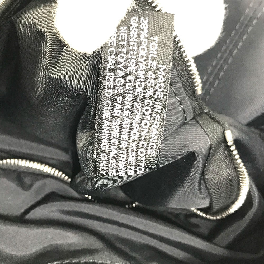 HERMES Tote Bag Nylon black Acapulco Cabas MM Women  d