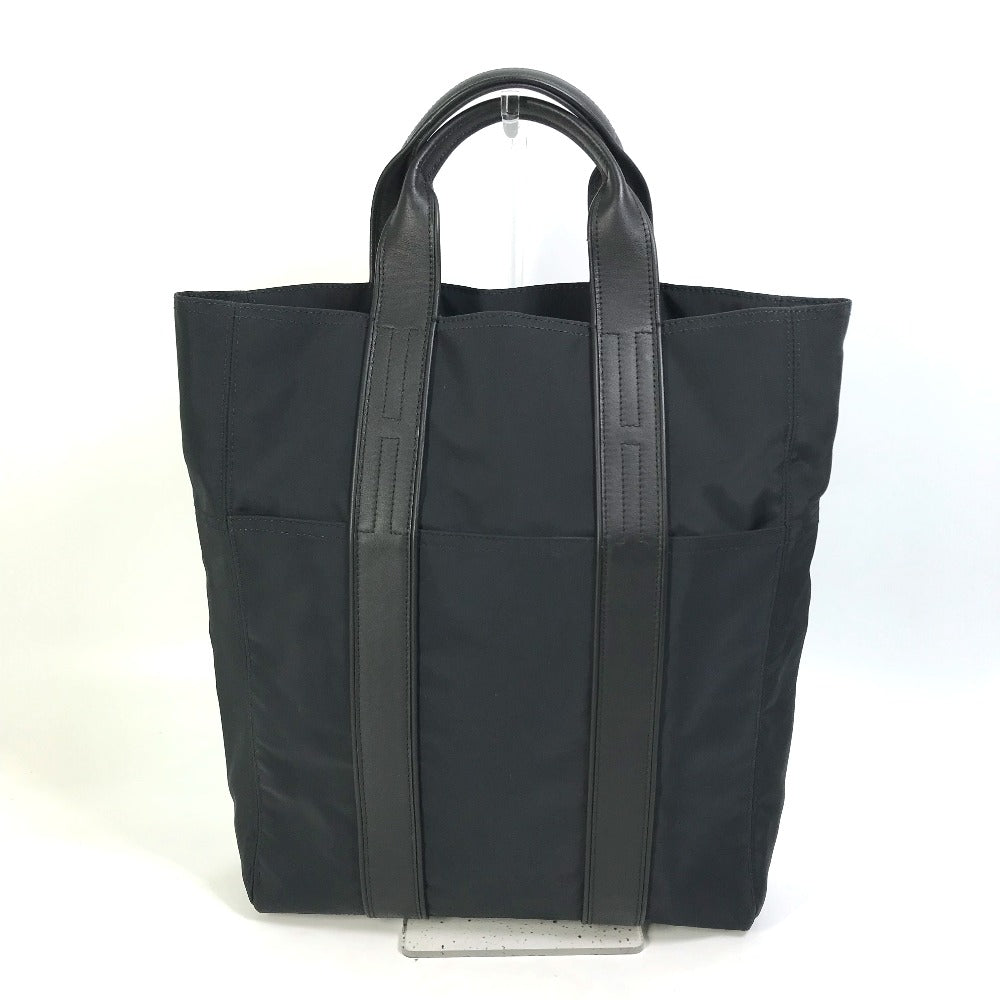 HERMES Tote Bag Nylon black Acapulco Cabas MM Women  d