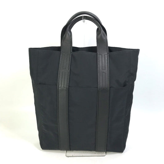 HERMES Tote Bag Nylon black Acapulco Cabas MM Women  d
