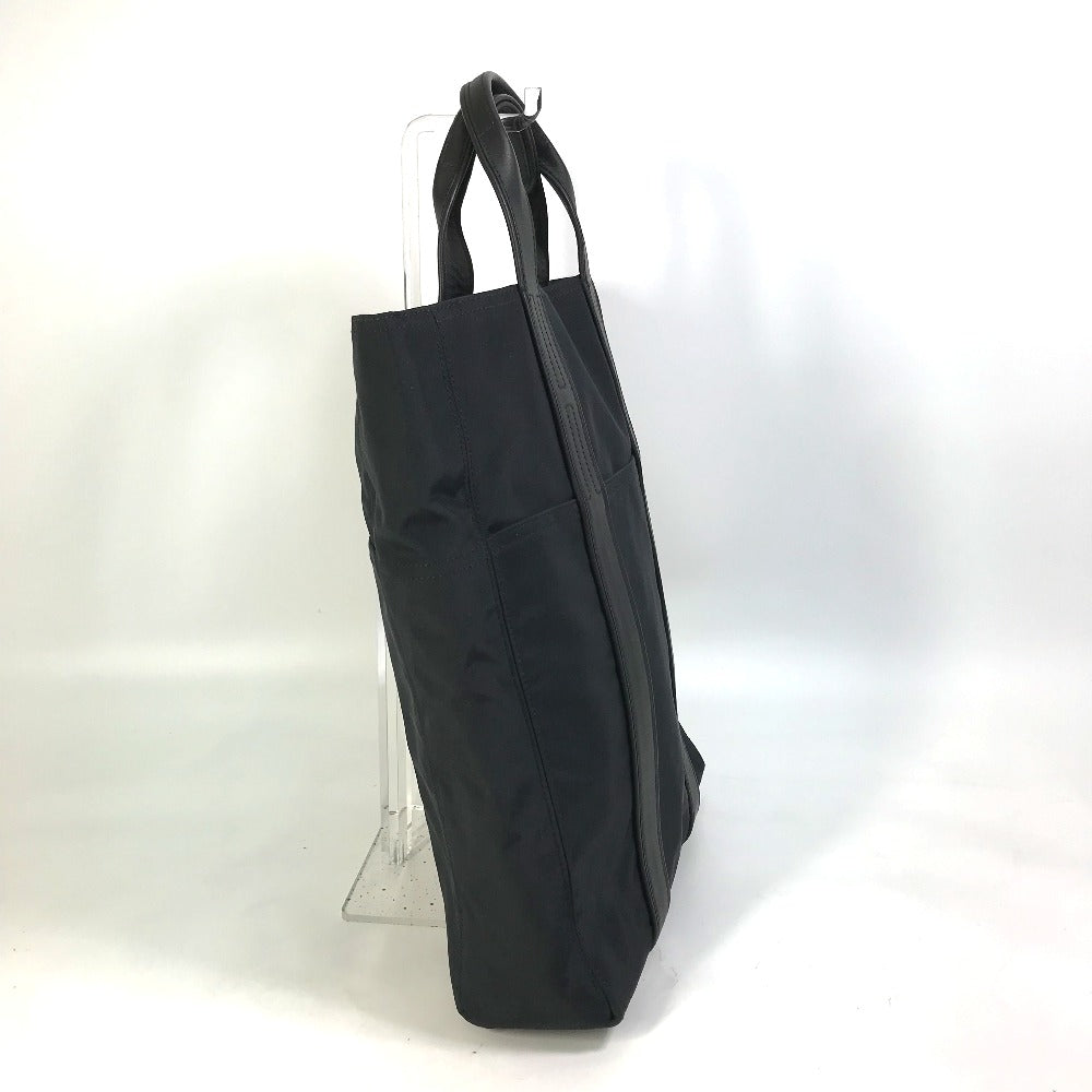 HERMES Tote Bag Nylon black Acapulco Cabas MM Women  d