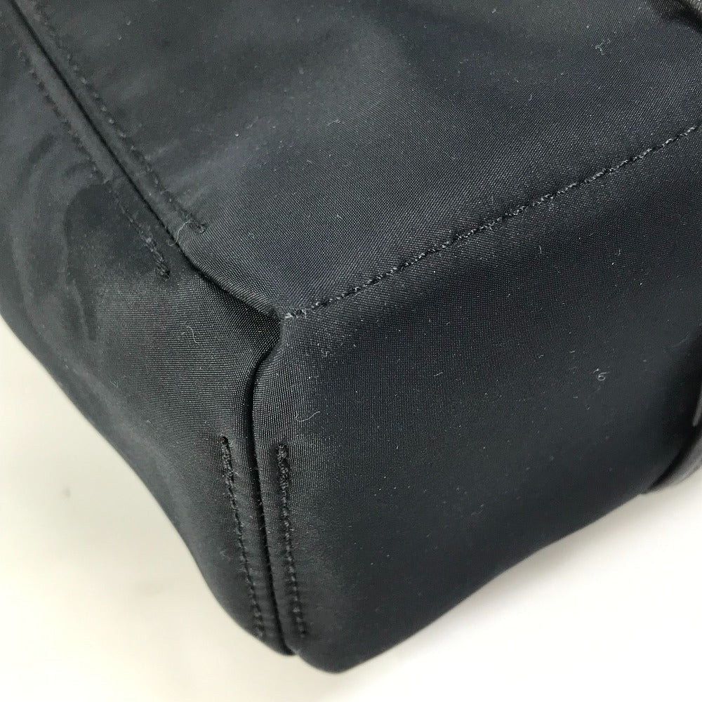 HERMES Tote Bag Nylon black Acapulco Cabas MM Women  d