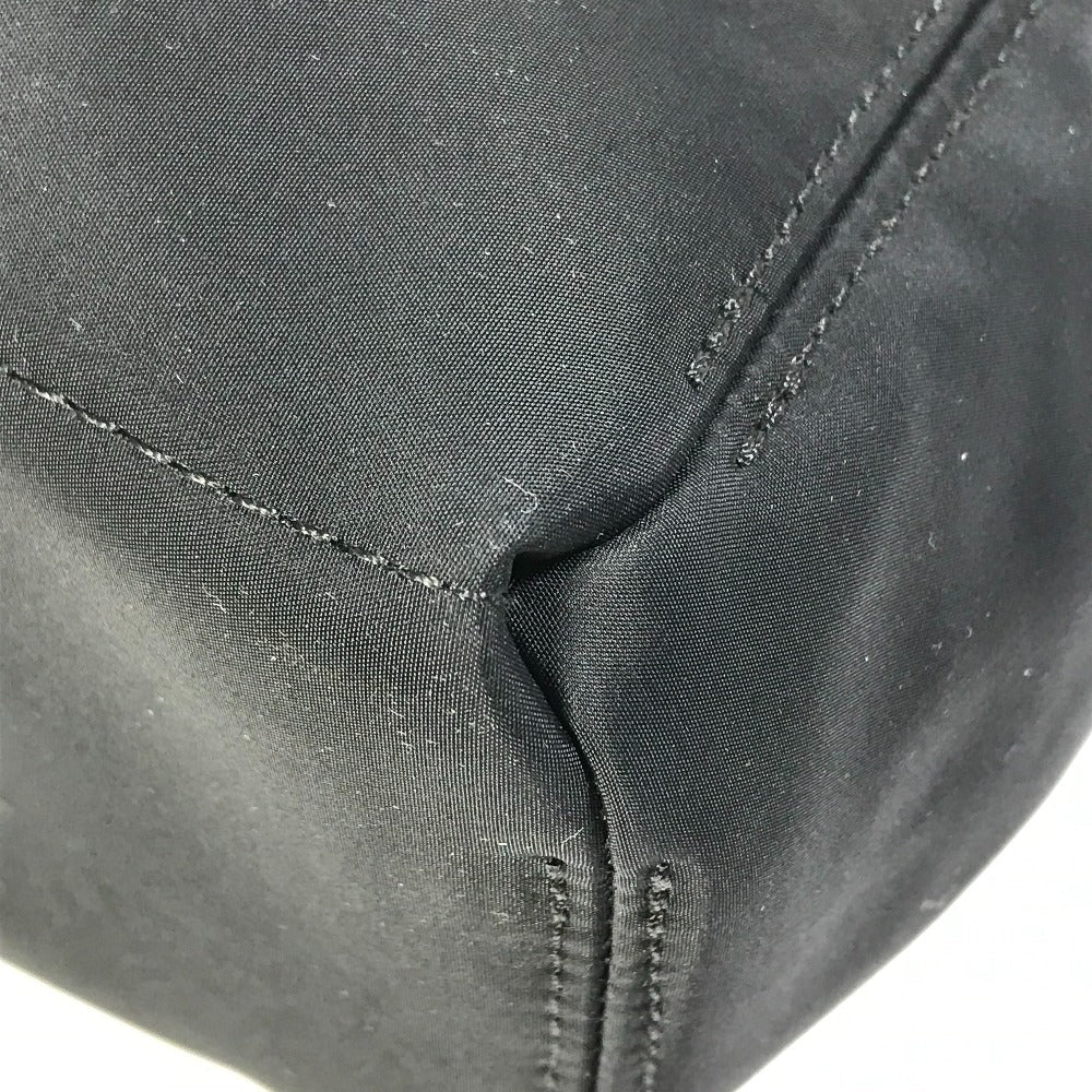 HERMES Tote Bag Nylon black Acapulco Cabas MM Women  d
