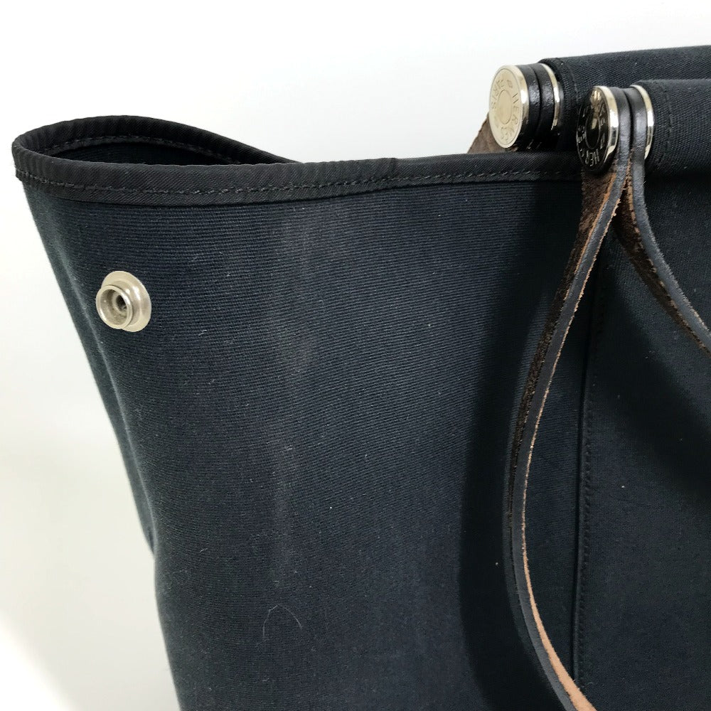 HERMES Tote Bag Towar Office / Leather black Handbag Kabak Elan PM Women  d