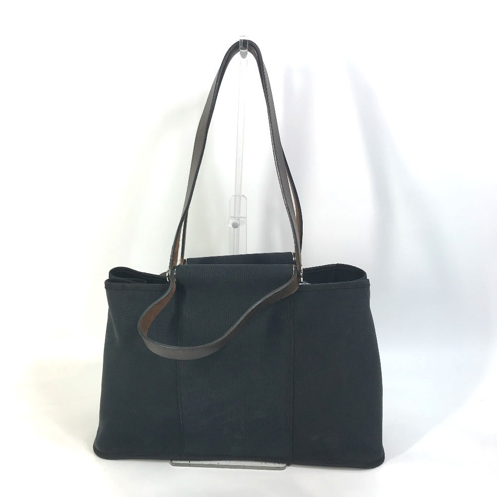 HERMES Tote Bag Towar Office / Leather black Handbag Kabak Elan PM Women  d