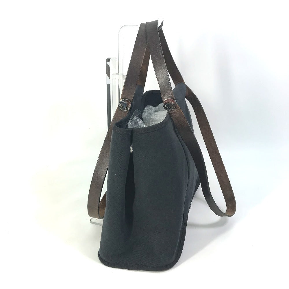 HERMES Tote Bag Towar Office / Leather black Handbag Kabak Elan PM Women  d