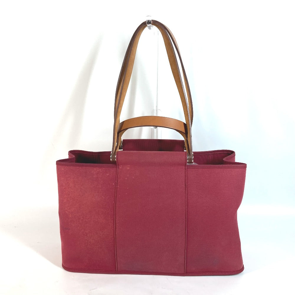 HERMES Tote Bag canvas Red Kavac Elan PM Women  d