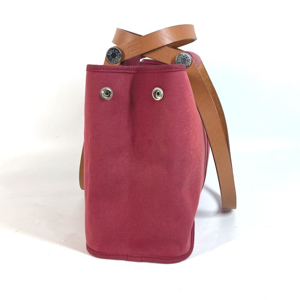 HERMES Tote Bag canvas Red Kavac Elan PM Women  d