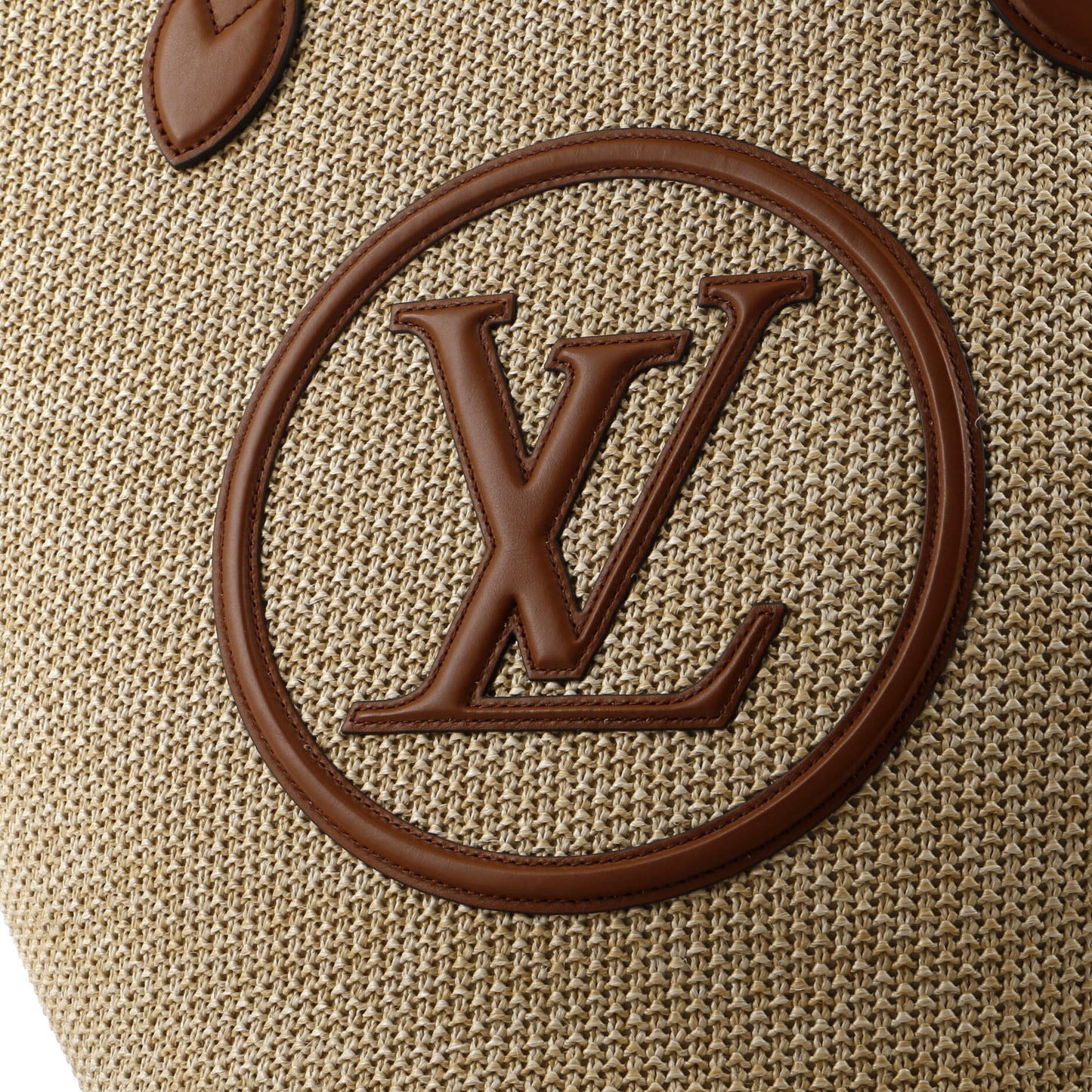 Louis Vuitton Saint Jacques NM Handbag Raffia and Leather