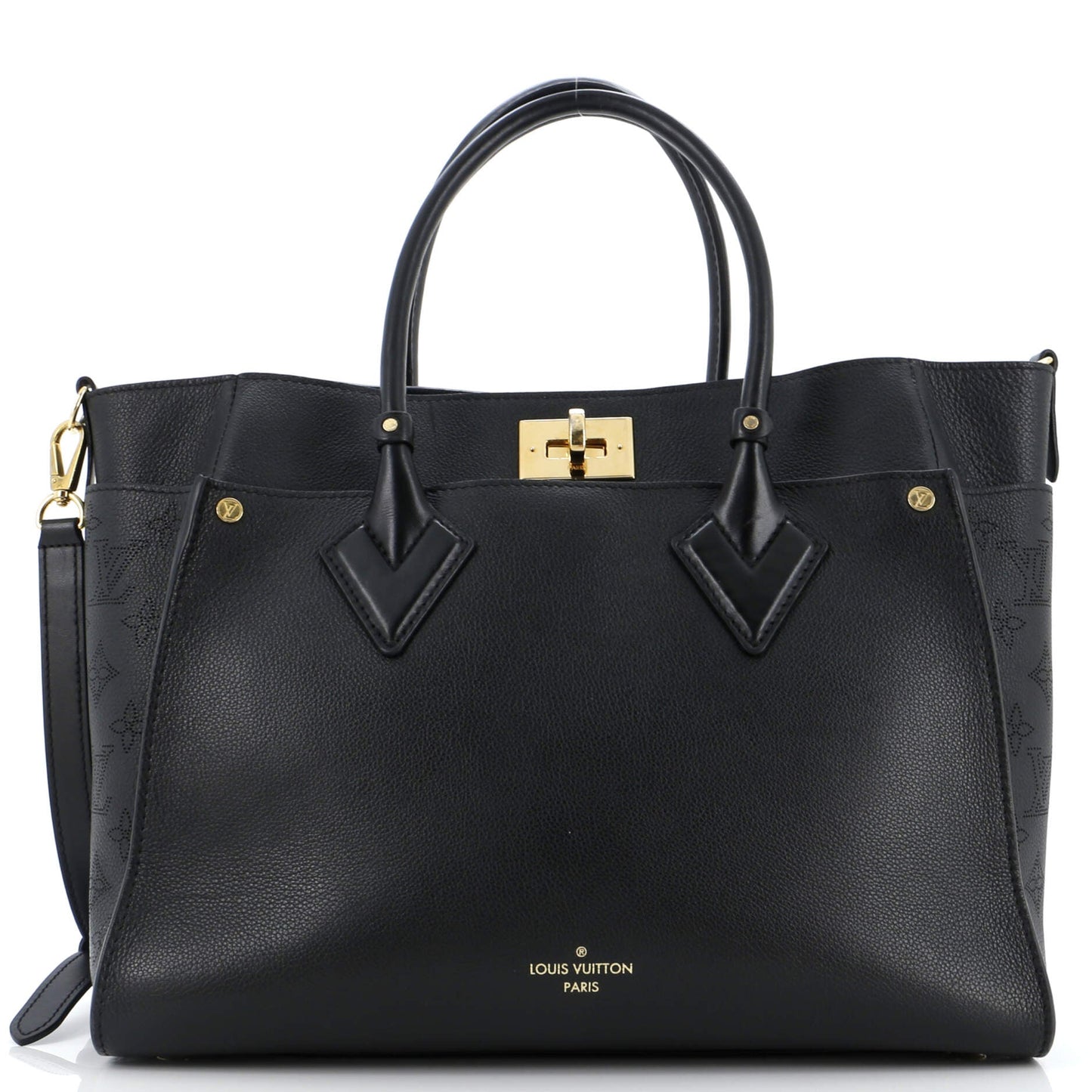 Louis Vuitton On My Side Tote Mahina Leather MM