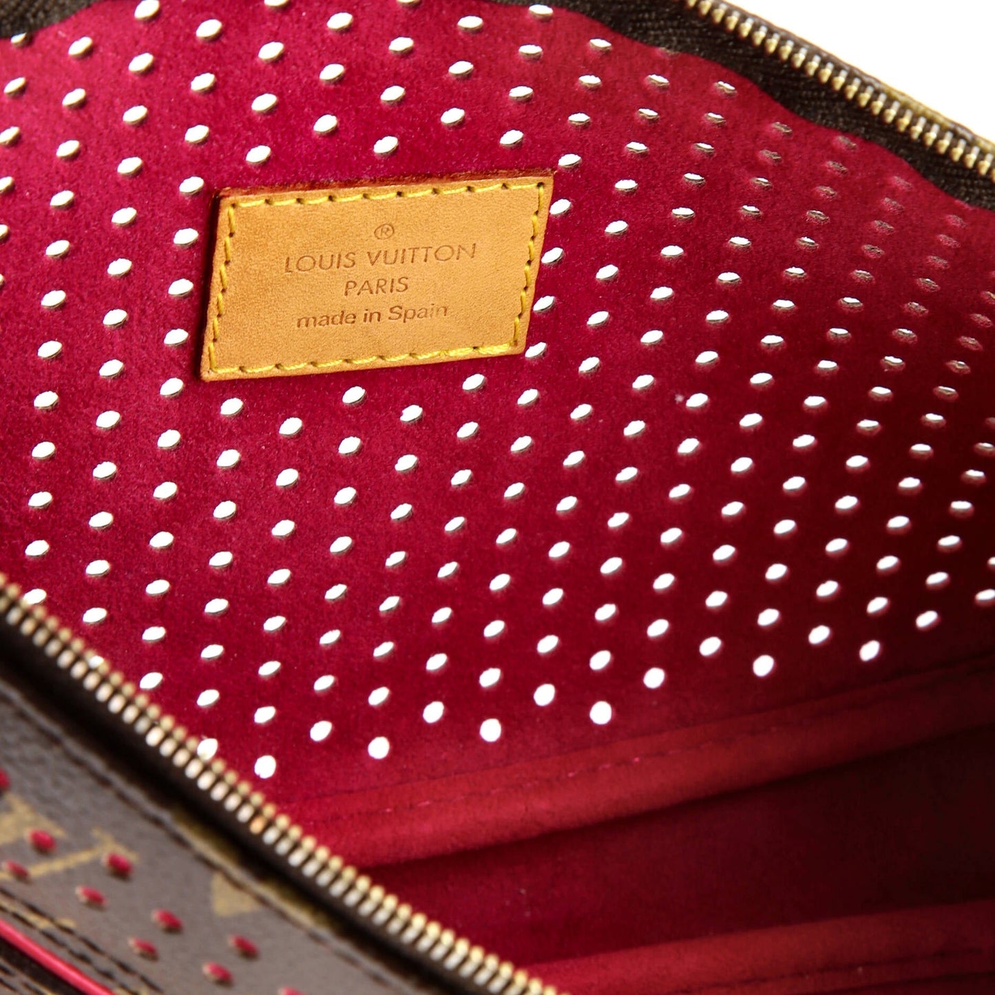Louis Vuitton Pochette Accessoires Perforated Monogram Canvas