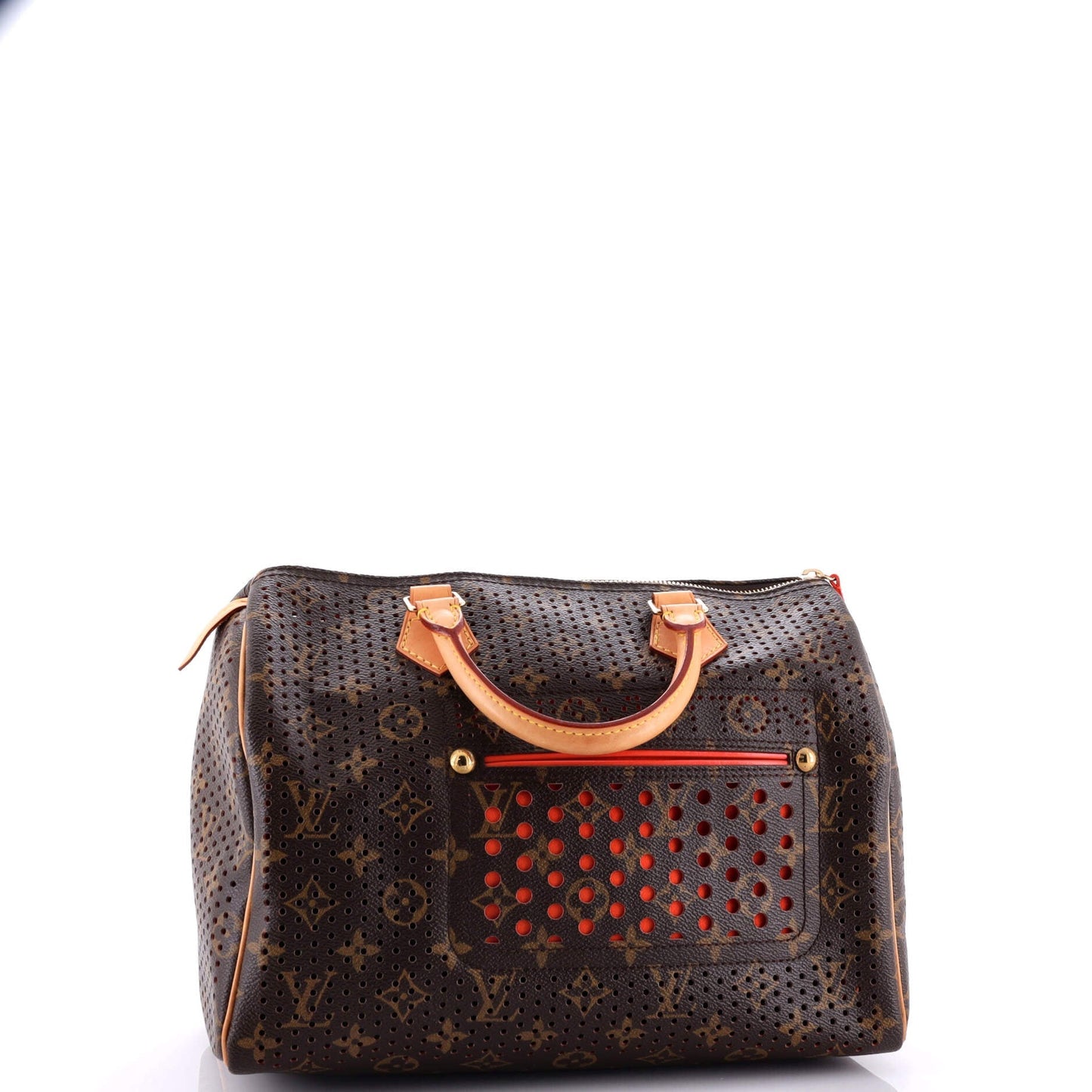 Louis Vuitton Speedy Handbag Perforated Monogram Canvas 30