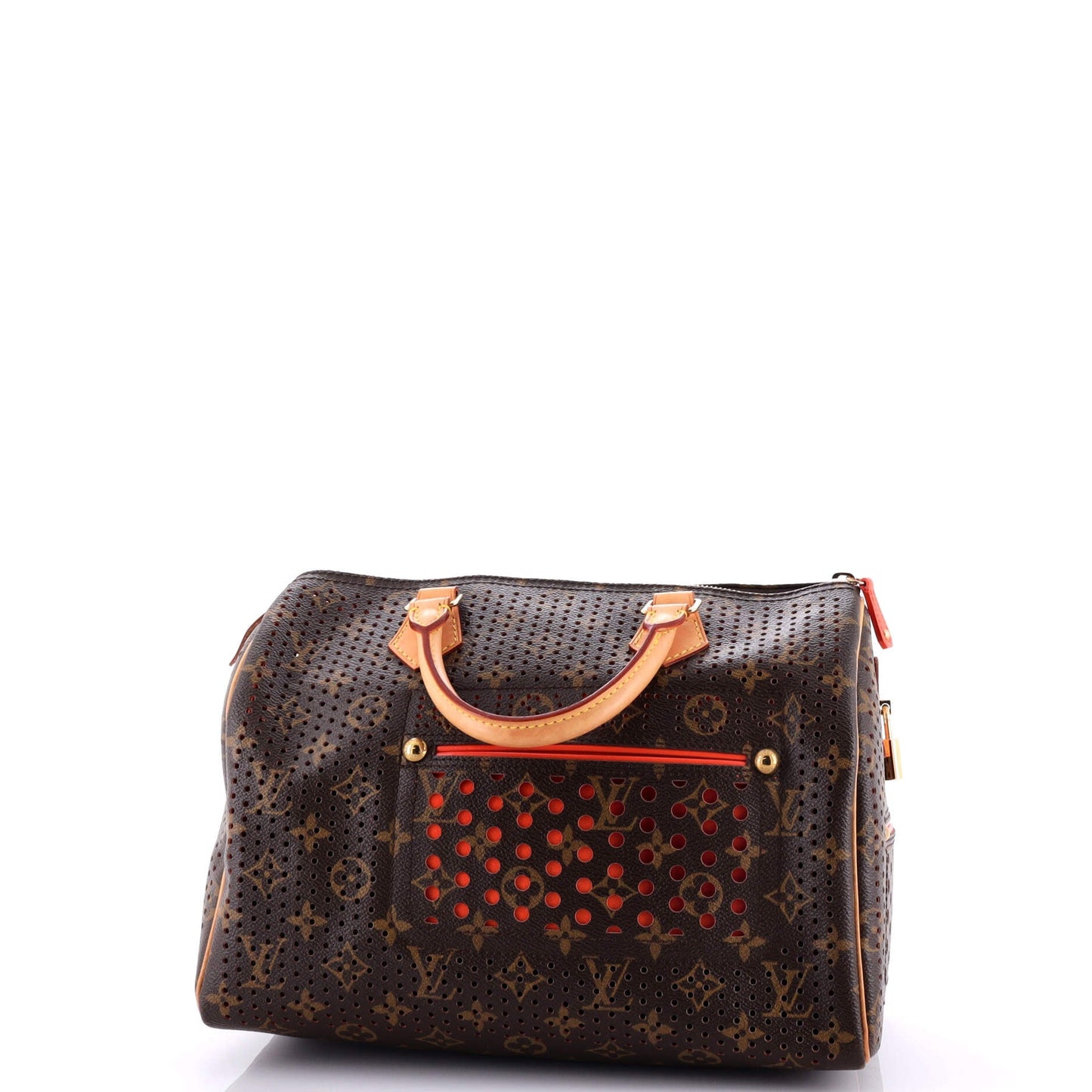 Louis Vuitton Speedy Handbag Perforated Monogram Canvas 30