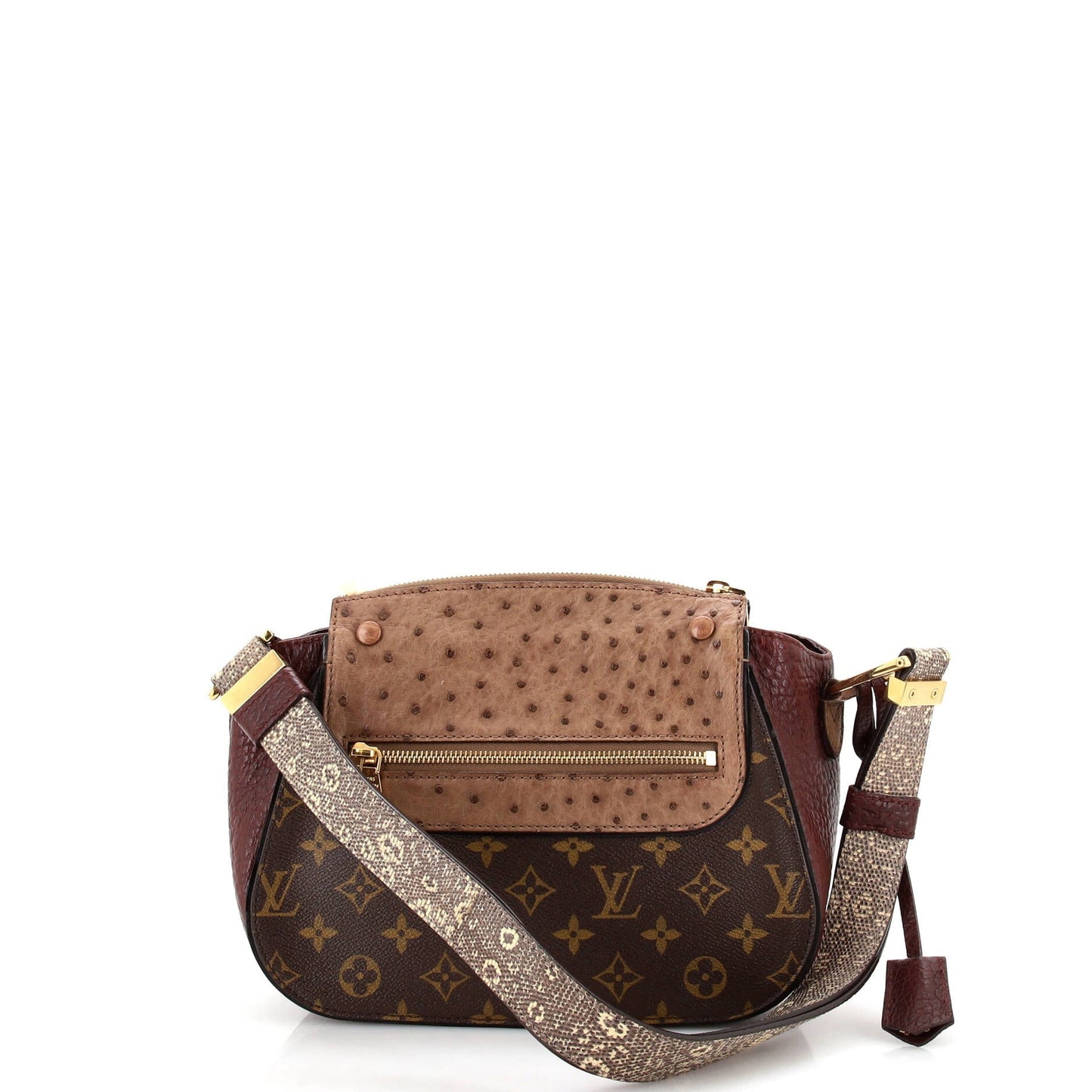 Louis Vuitton Majestueux Shoulder Bag Monogram Canvas and Exotics